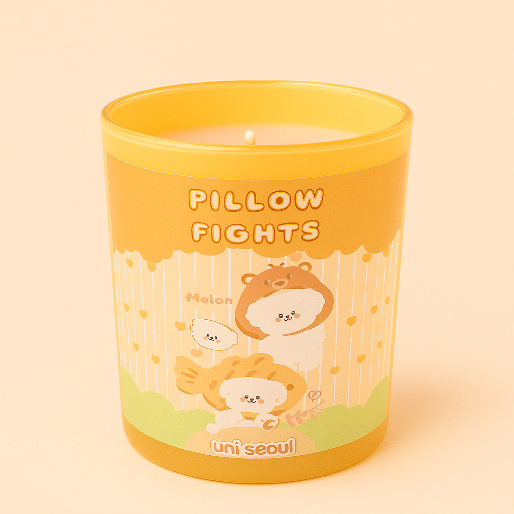 Pillow Fights Candle