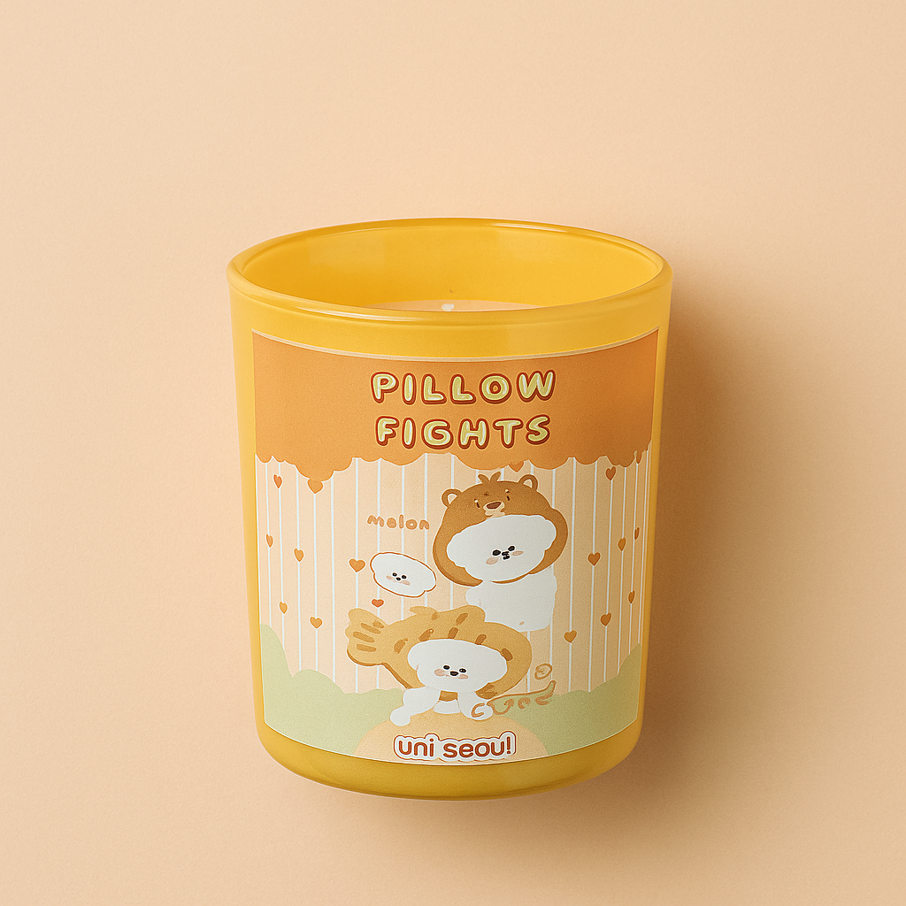 Pillow Fights Candle