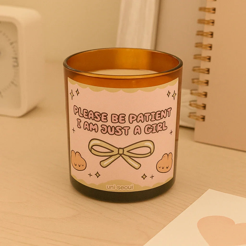 I'm Just A Girl Candle - Aqua