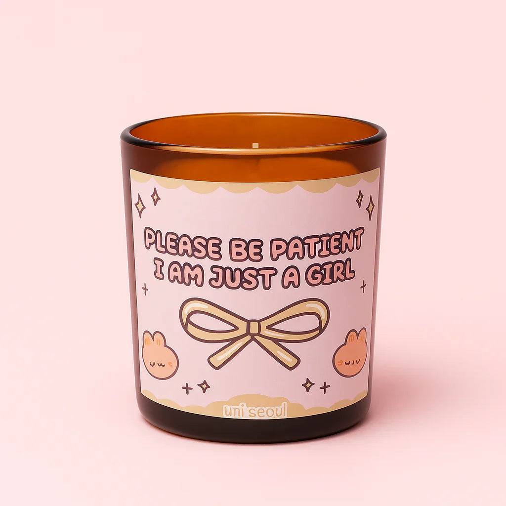 I'm Just A Girl Candle - Aqua