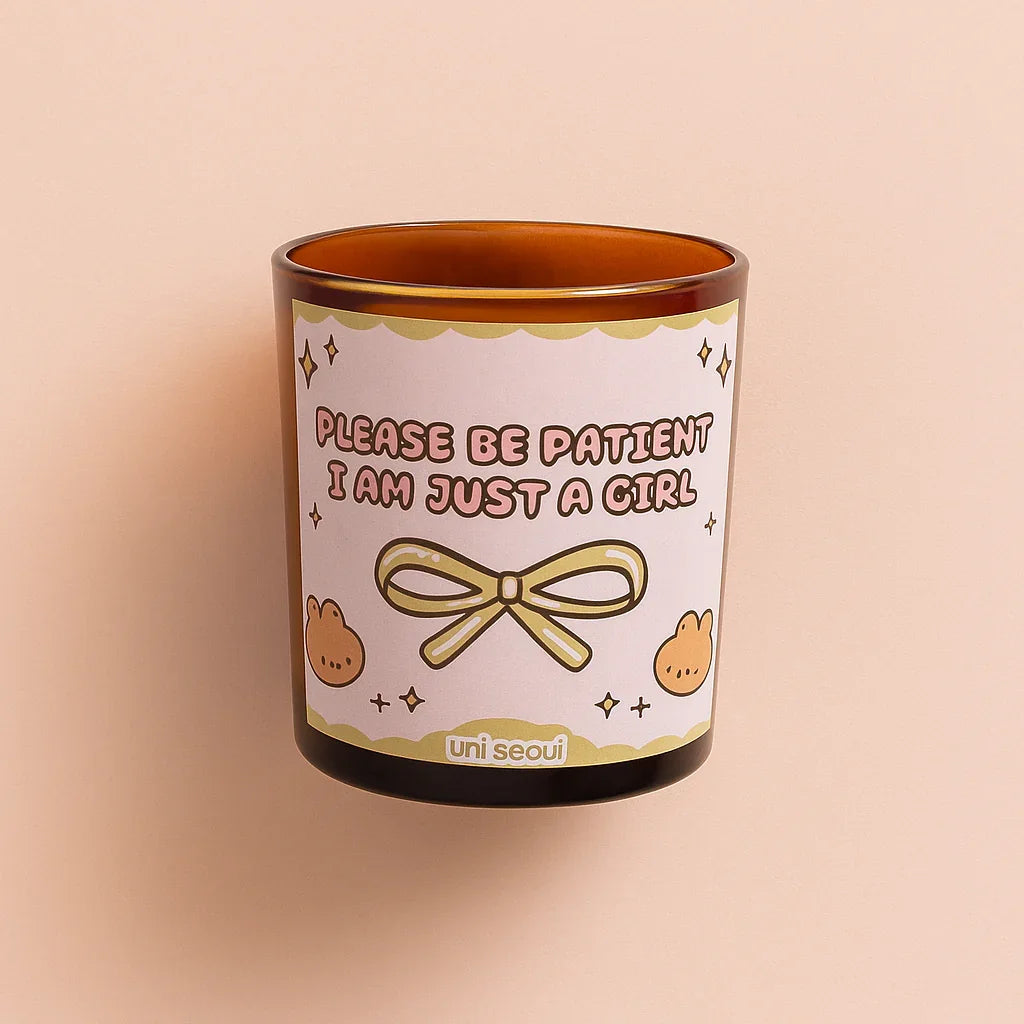 I'm Just A Girl Candle - Aqua