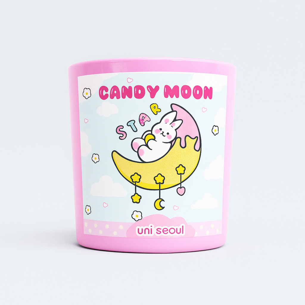 Candy Moon Candle