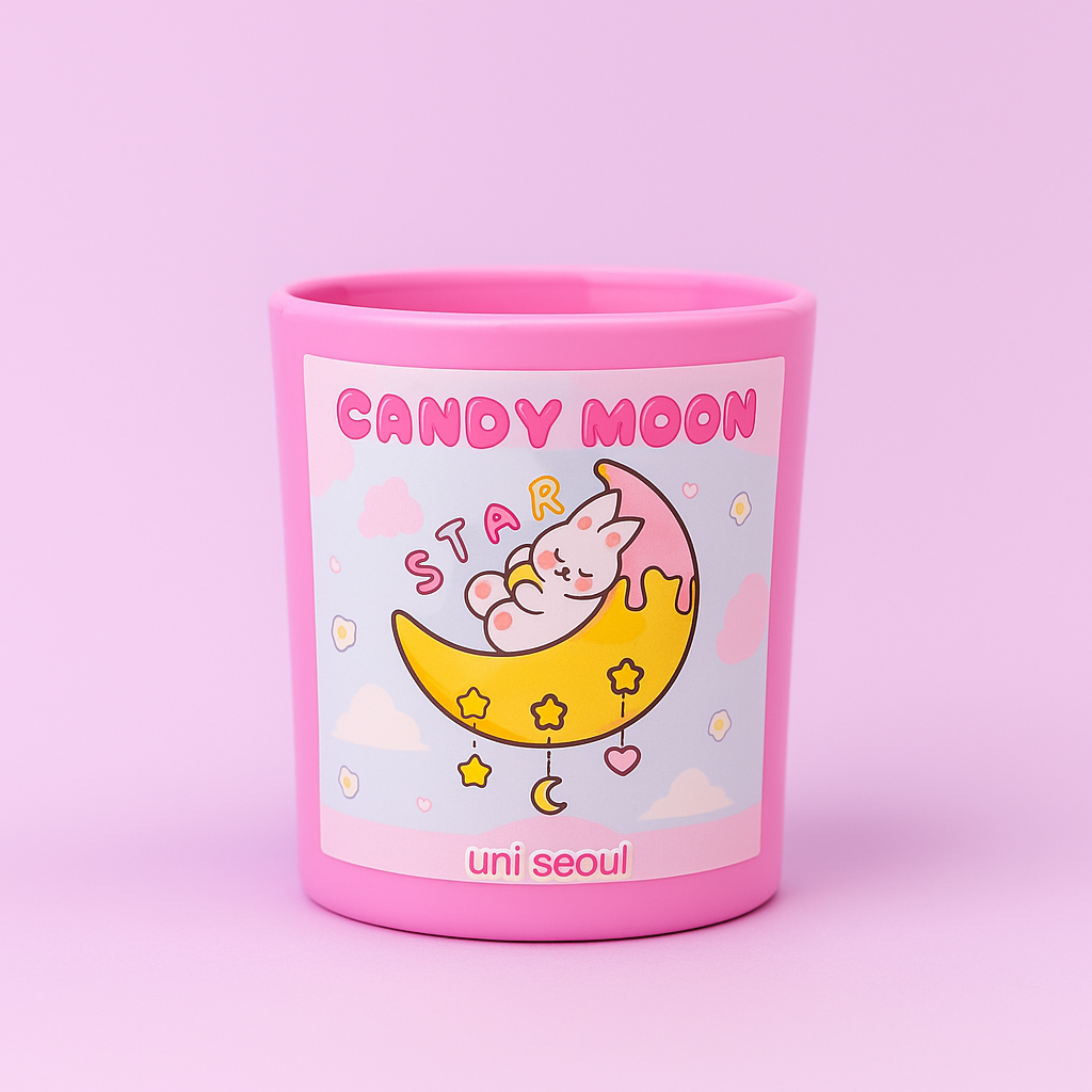 Candy Moon Candle