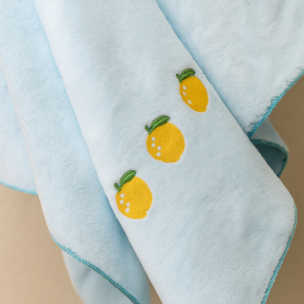 Blue Lemon Towel