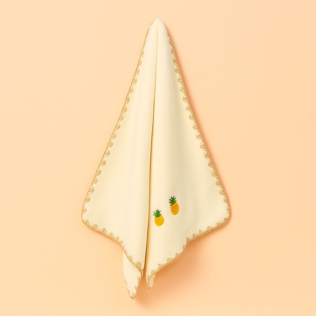 White Pineapple Towel