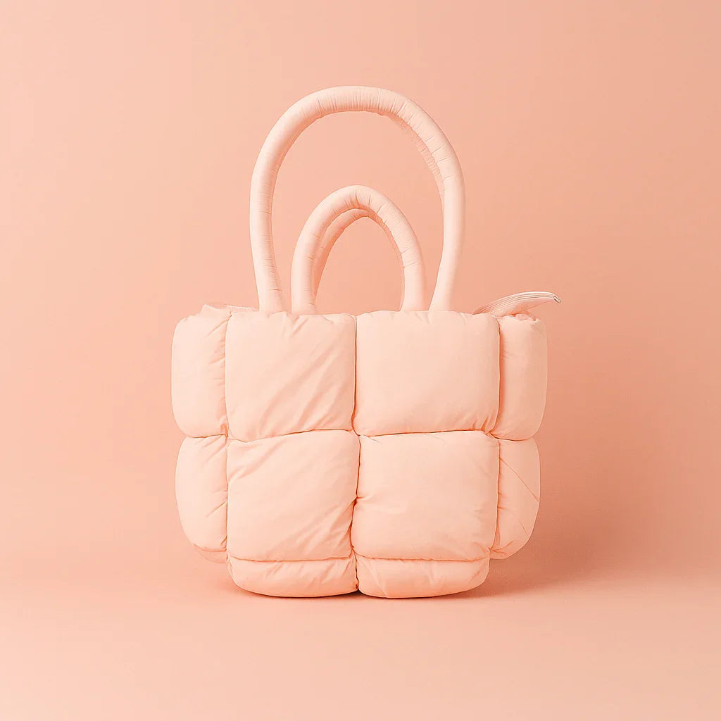 Puffed Tote Bag pink