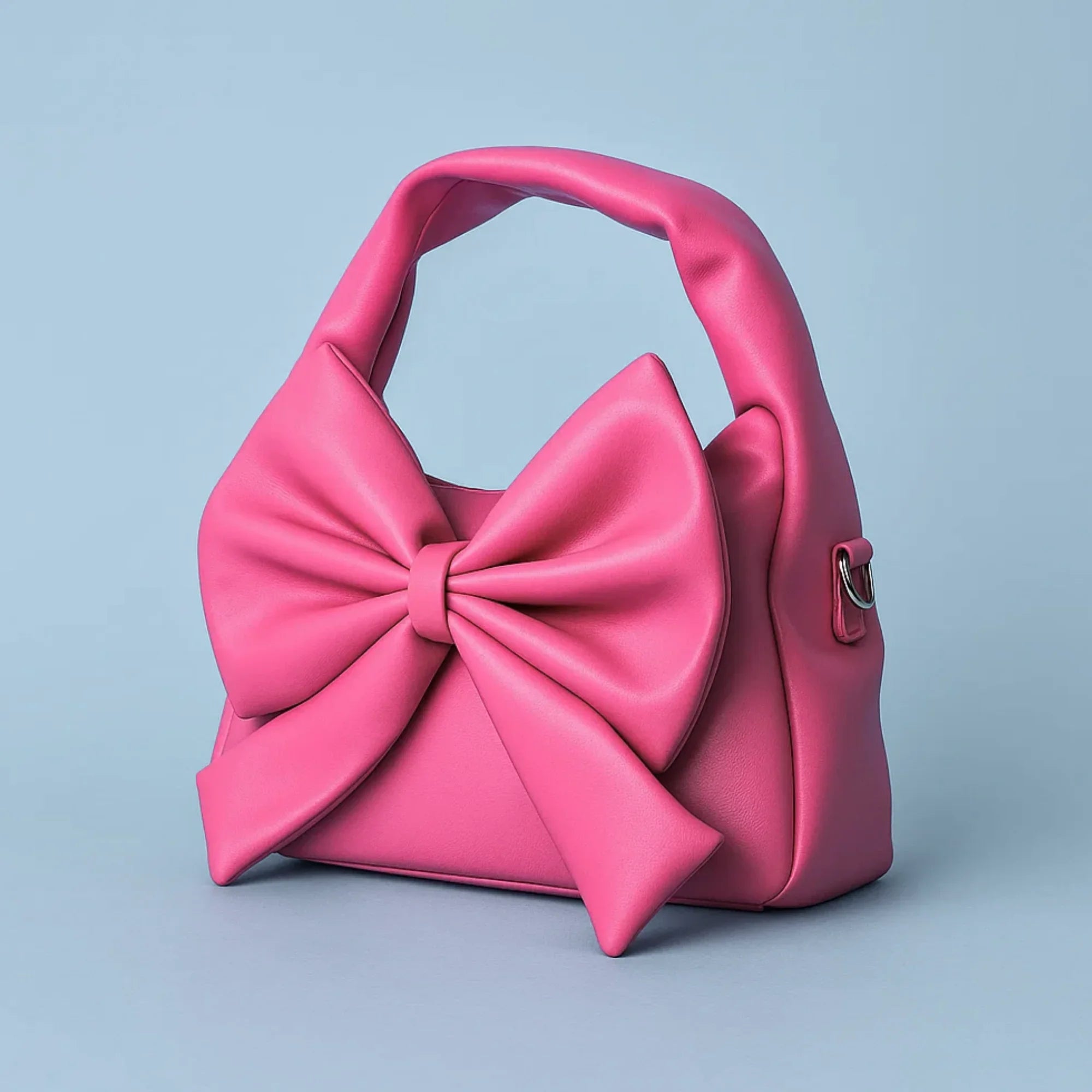 Cute Bow Sling Bag - Hot Pink