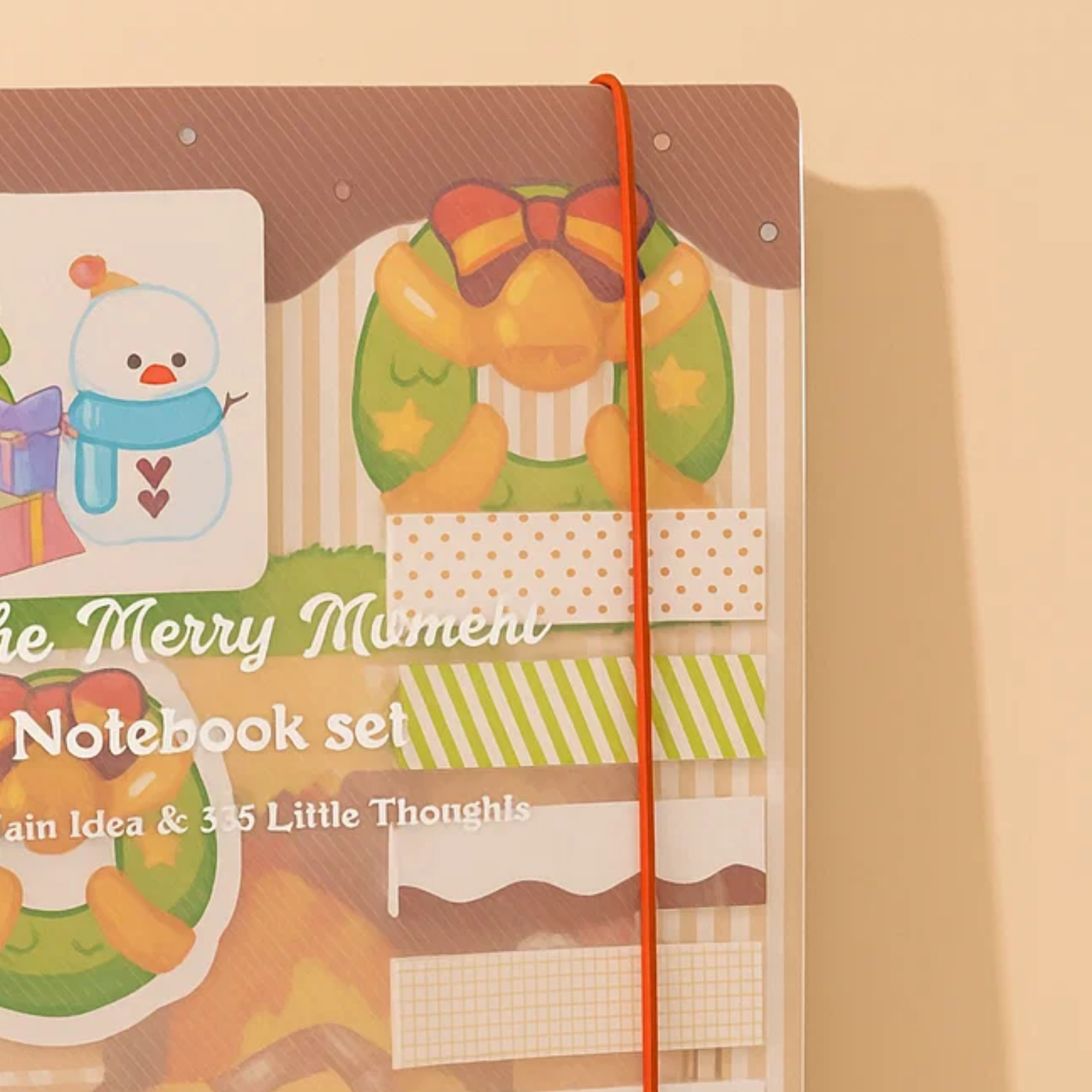 Merry Memo Notebook Brown