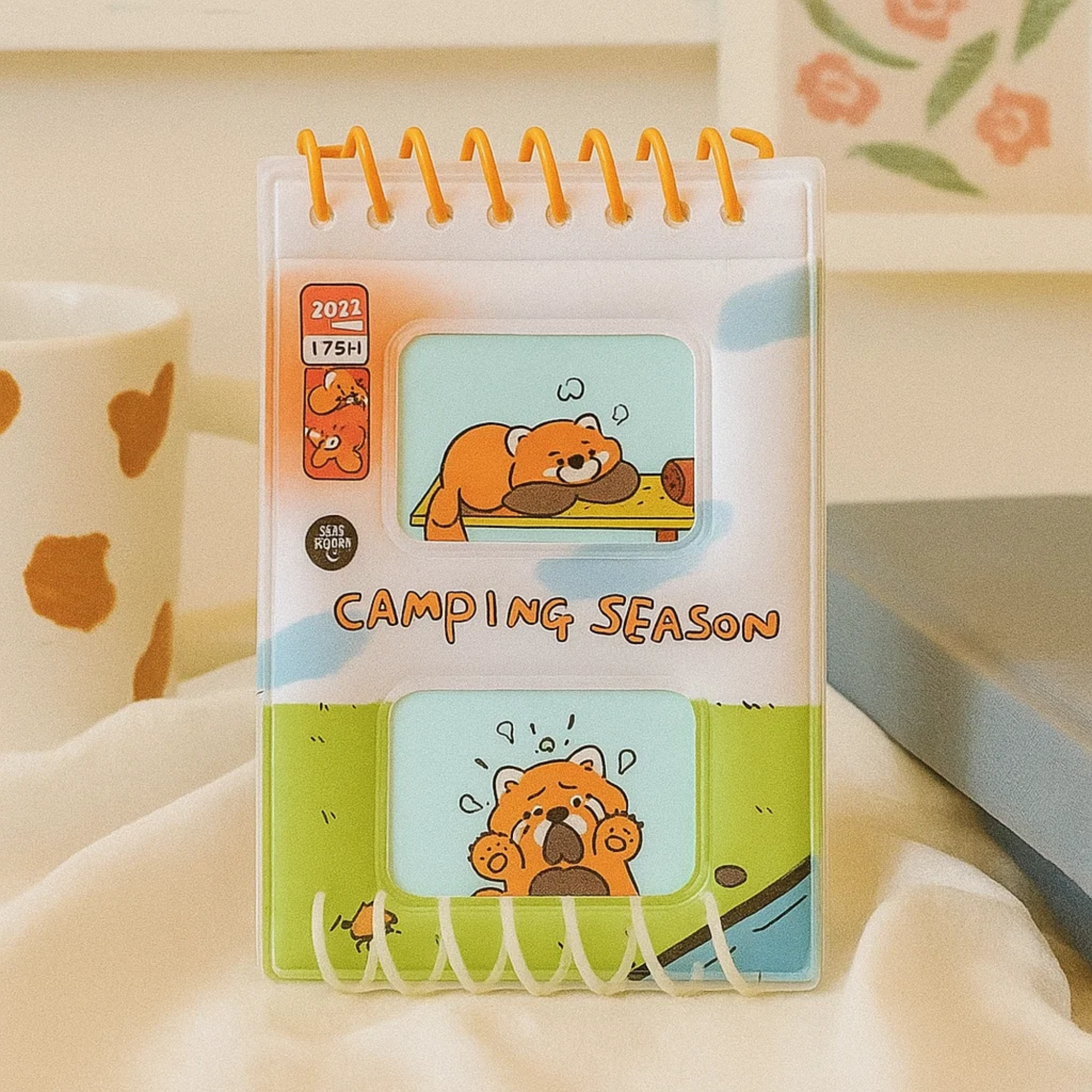 Camping Season Notebook - Cat