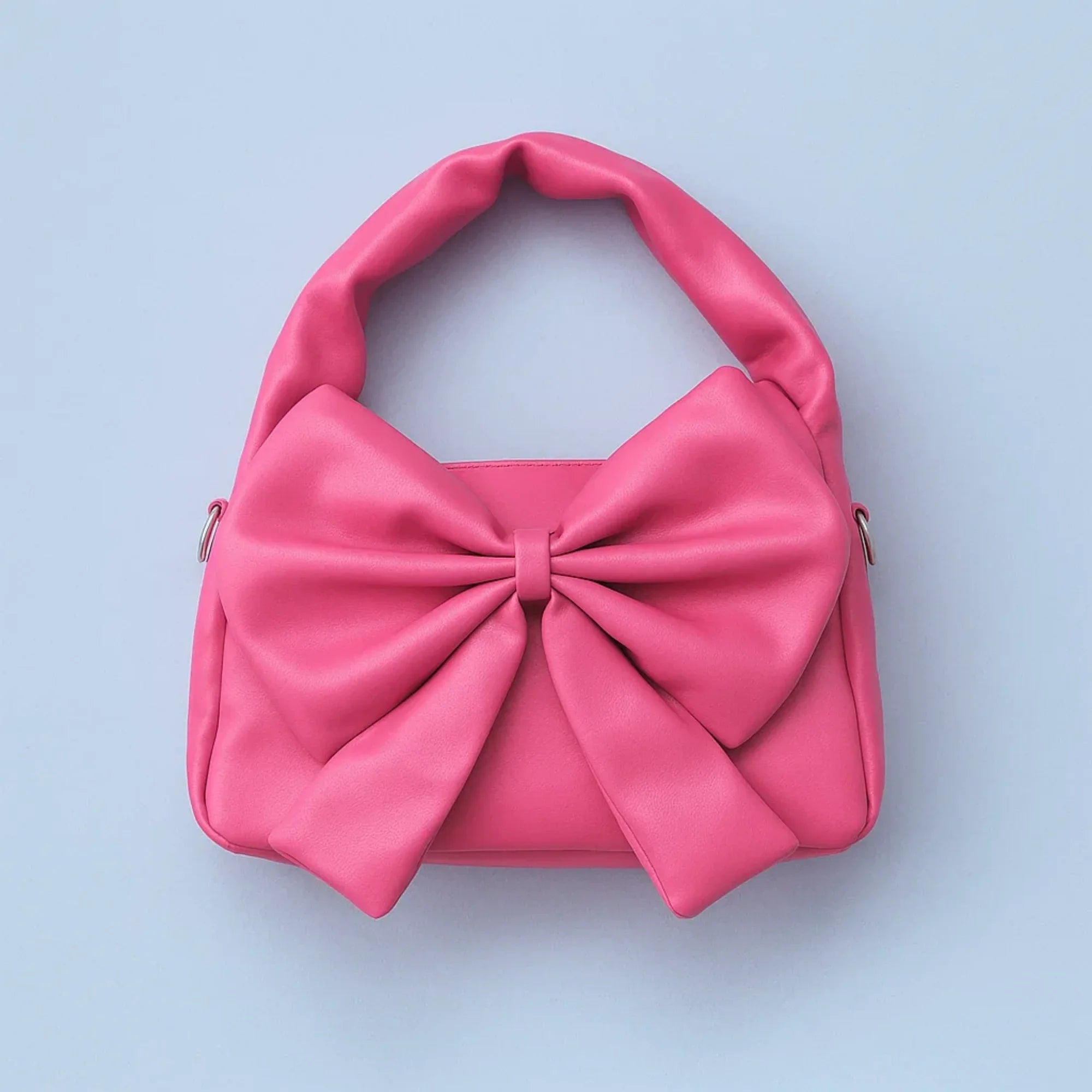 Cute Bow Sling Bag - Hot Pink