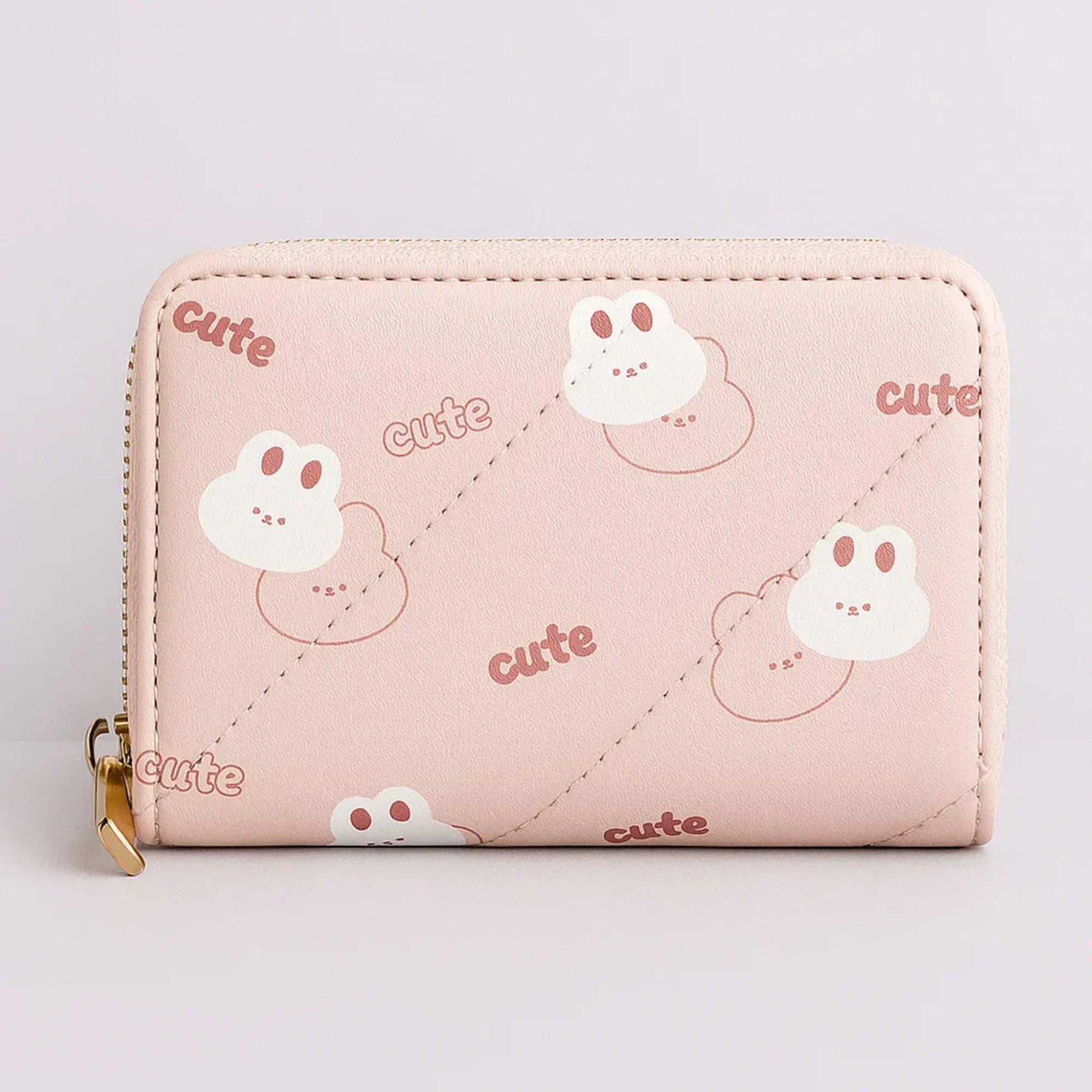 Cute Bunny Pink Card Holder