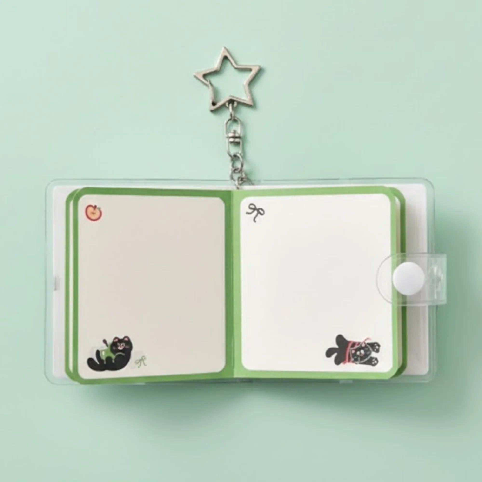 Apple Cat Notebook - Green