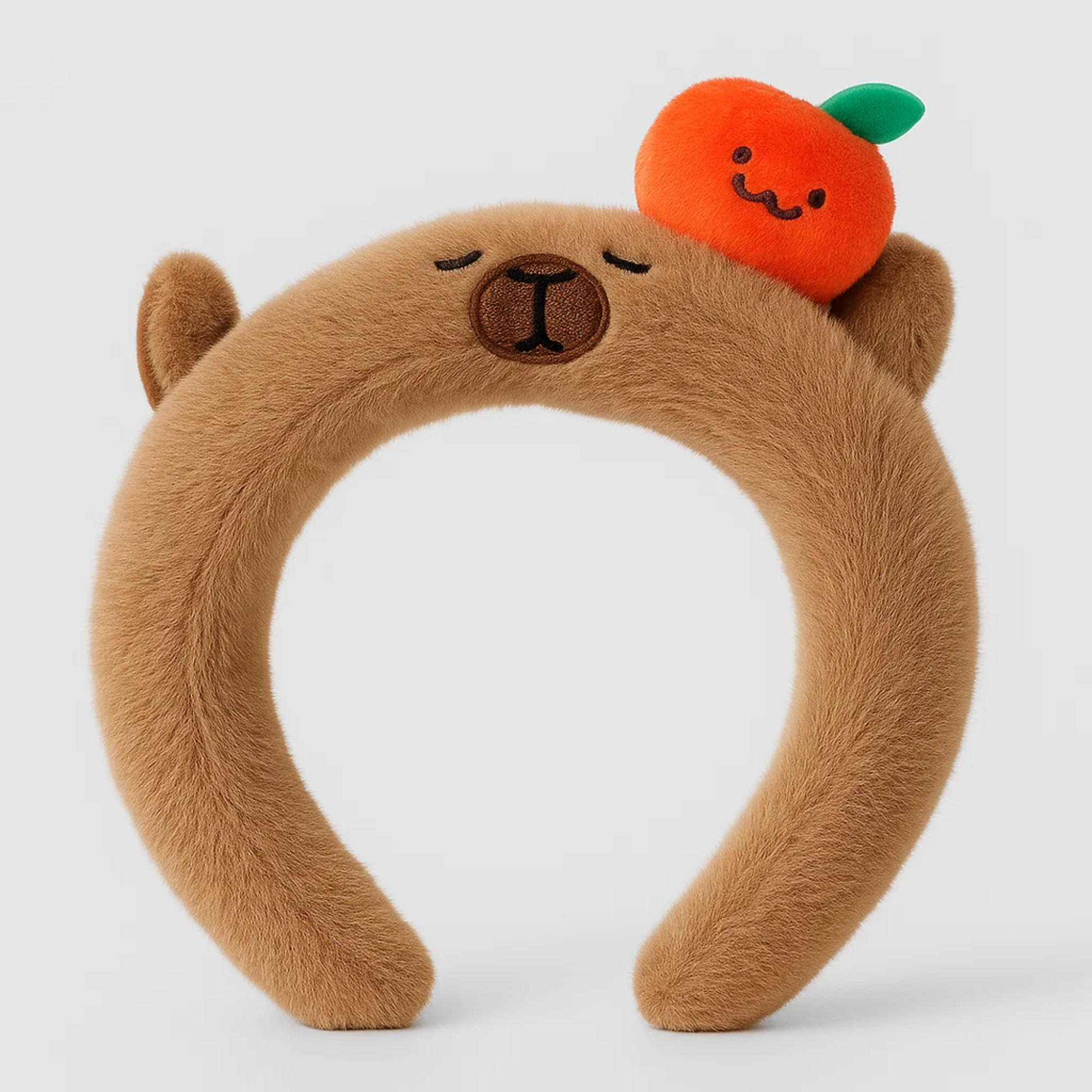 Fruit Capybara Headband Brown
