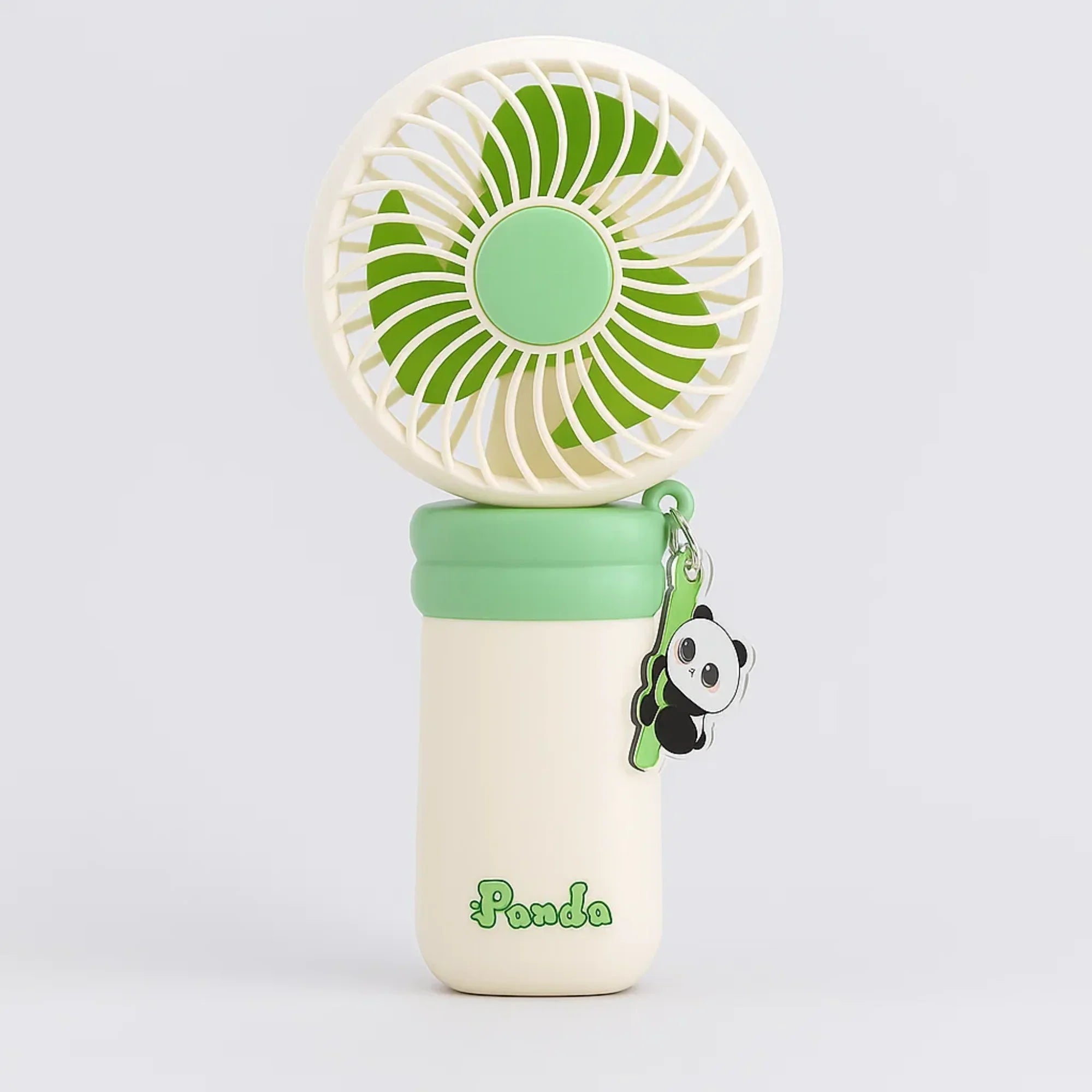 Panda Charm Keyring Portable Fan