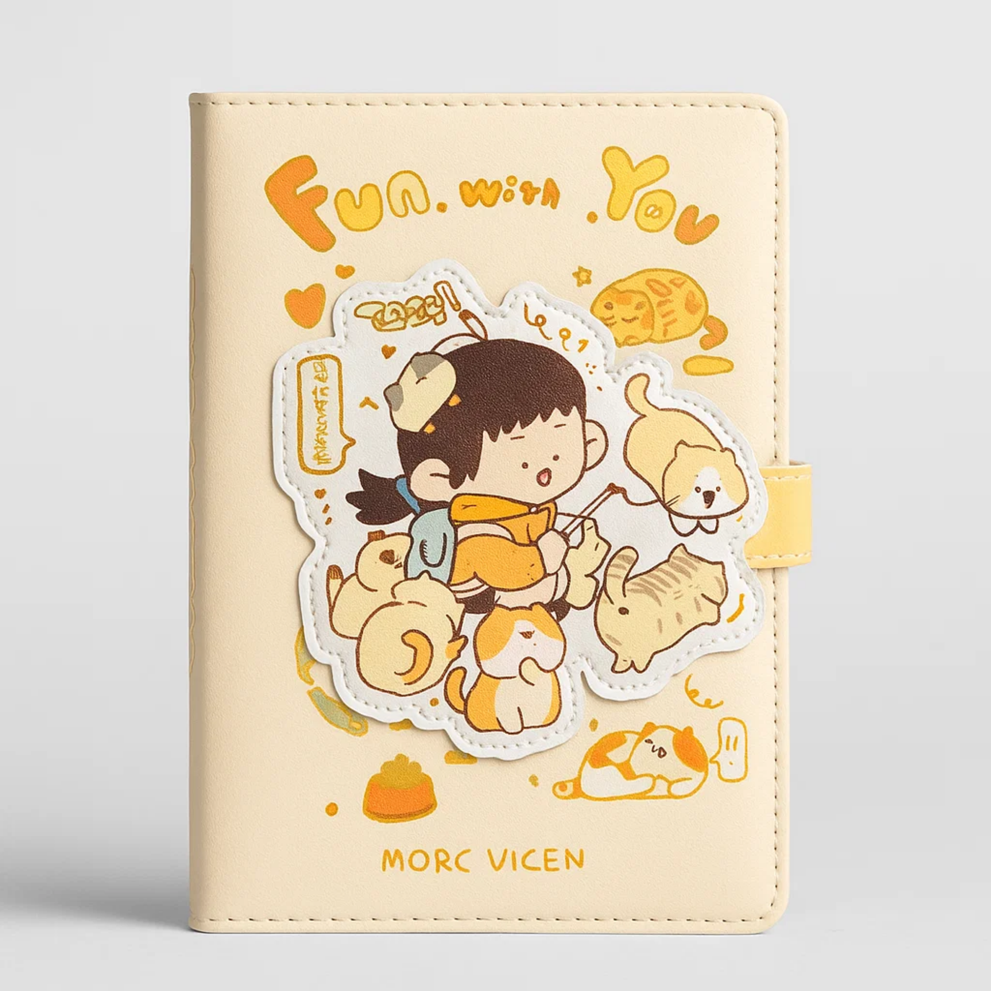 Cute Kitten Notebook - Fun with you