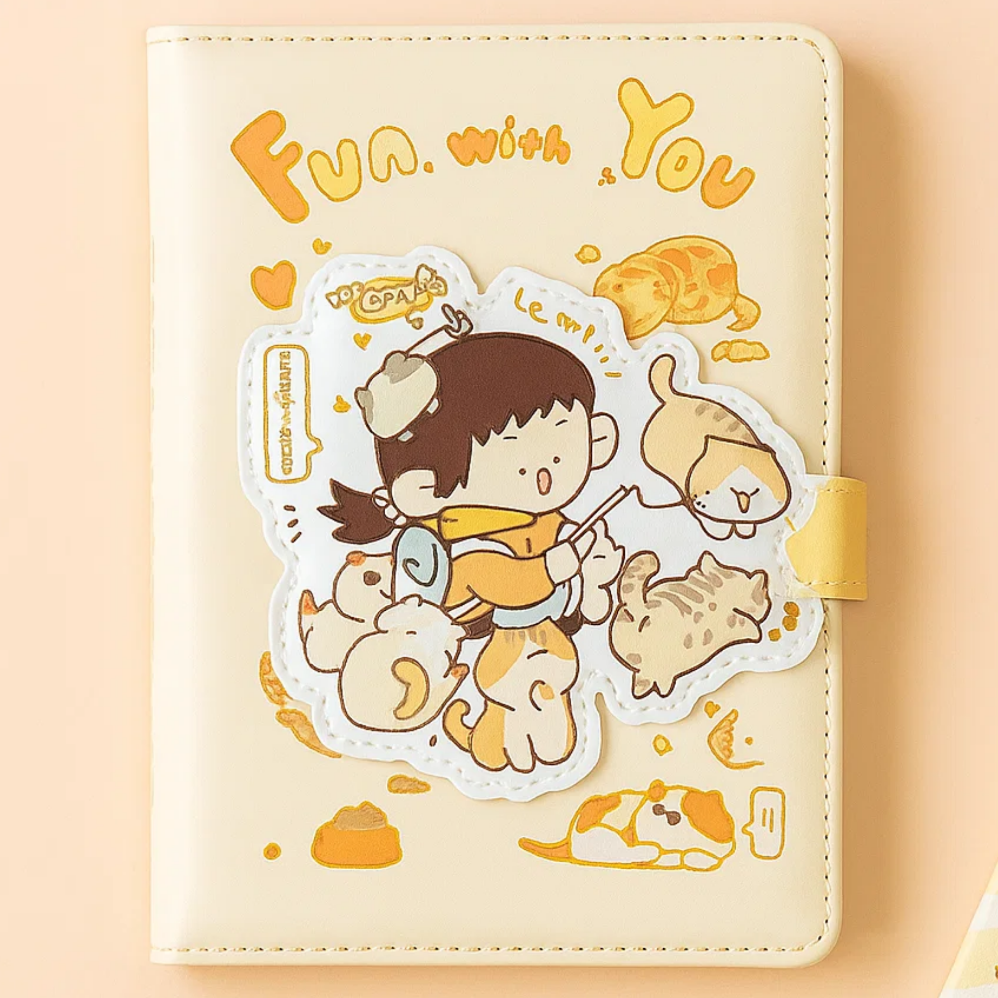 Cute Kitten Notebook - Fun with you