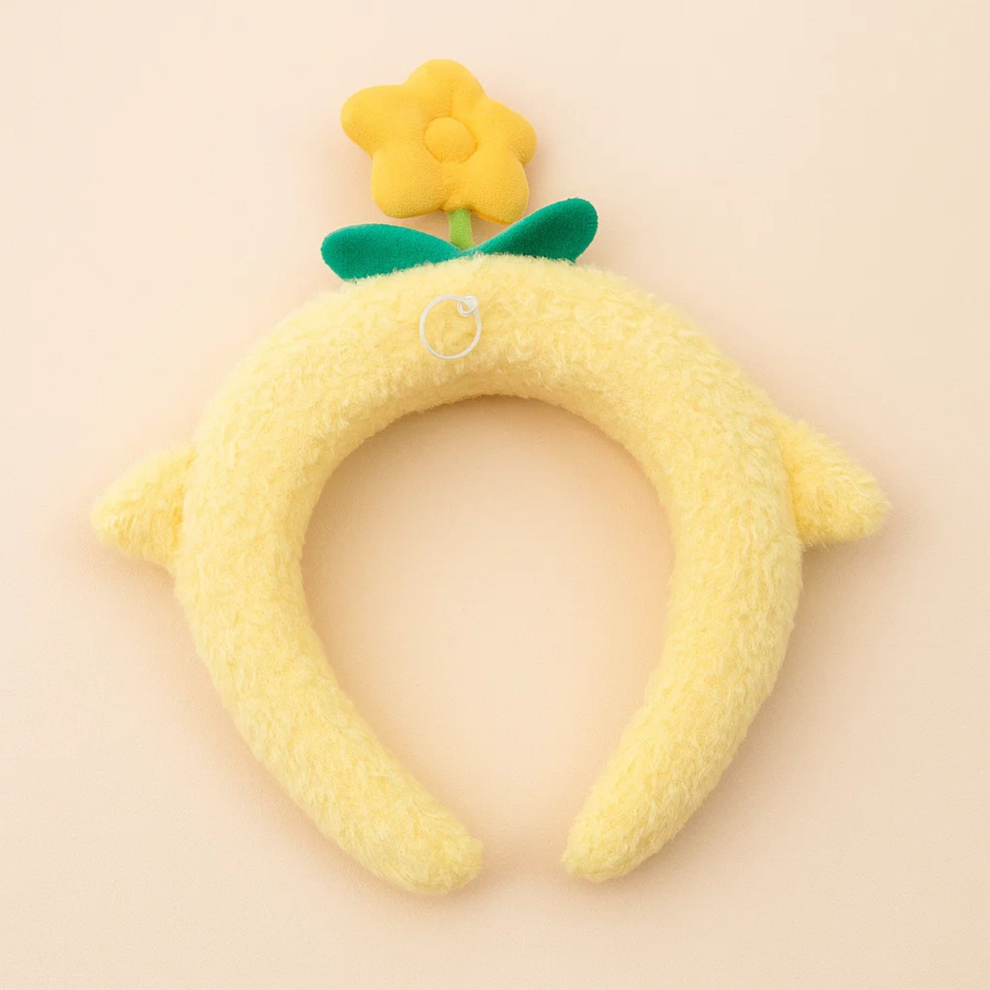Spinning Flower Headband Yellow