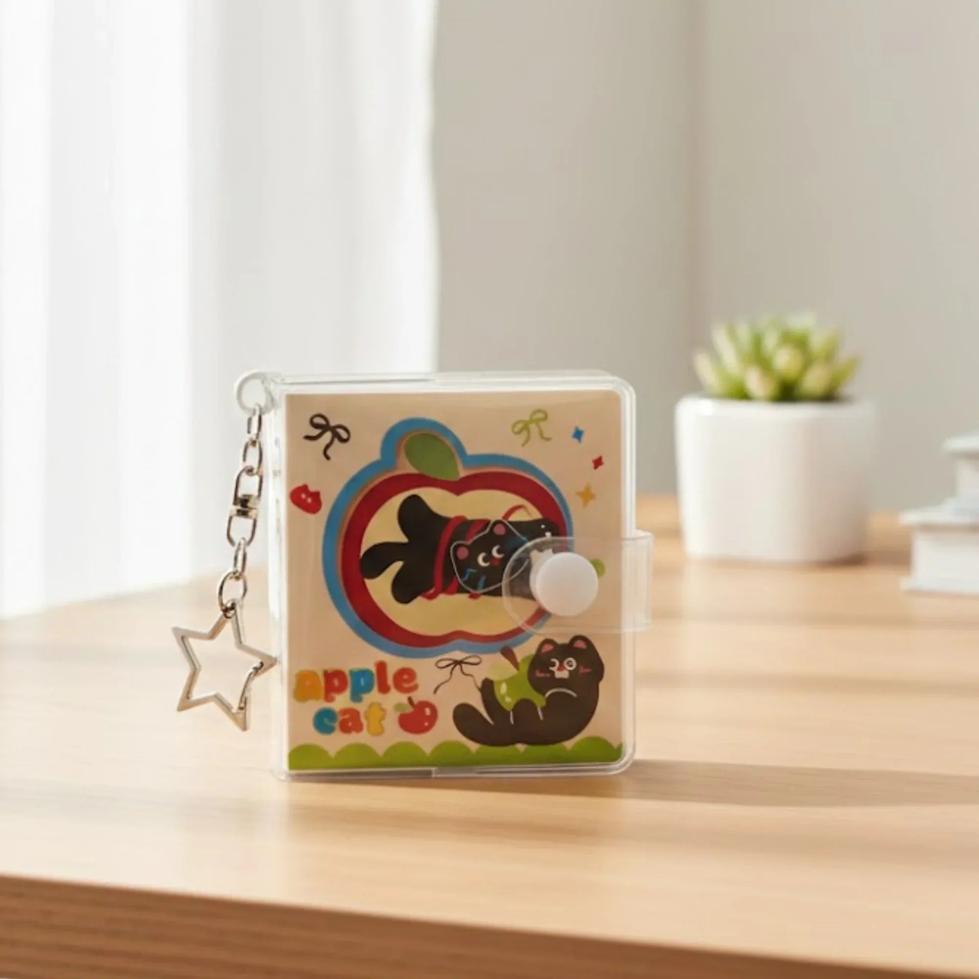 Apple Cat Notebook - Green