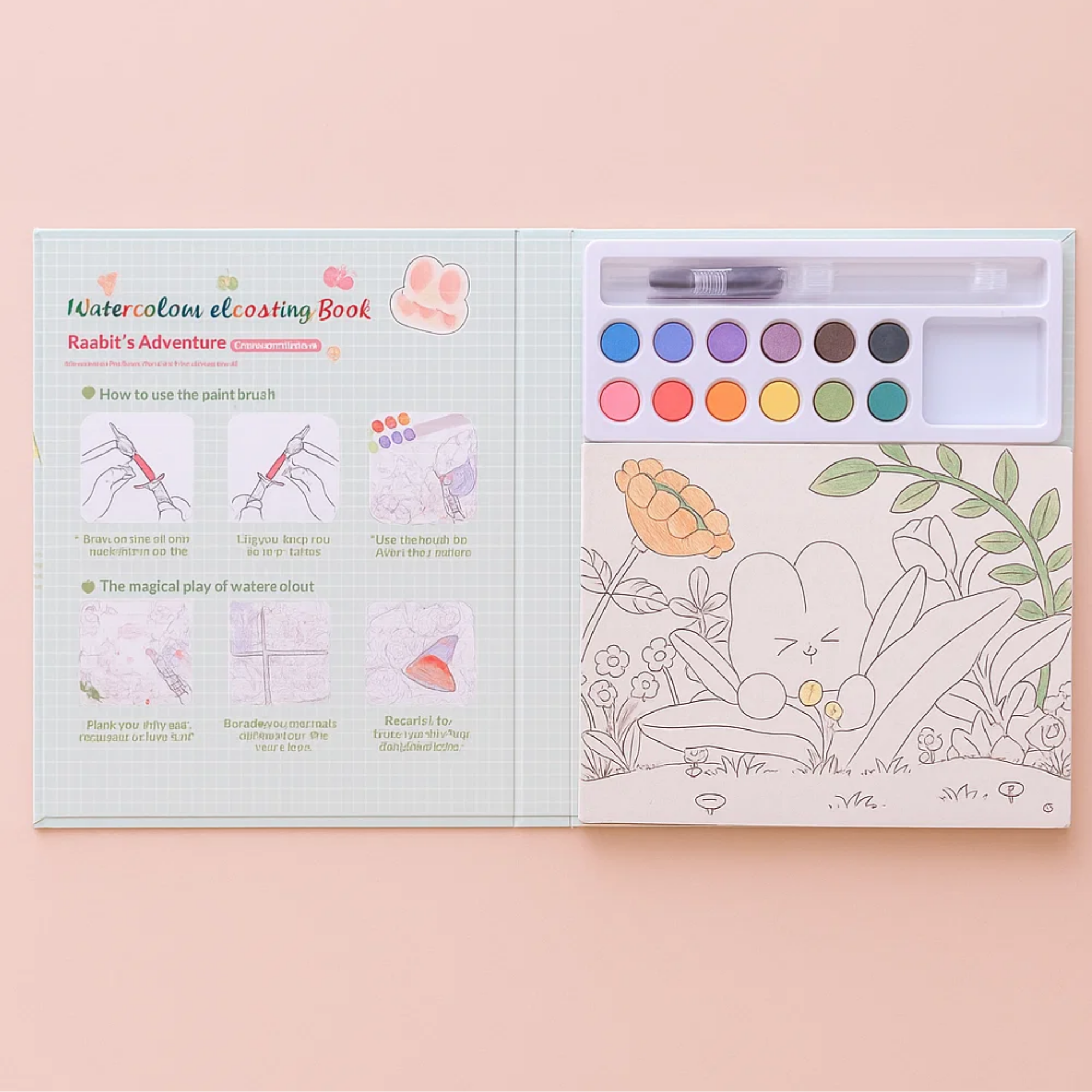 Rabbit Coloring Book