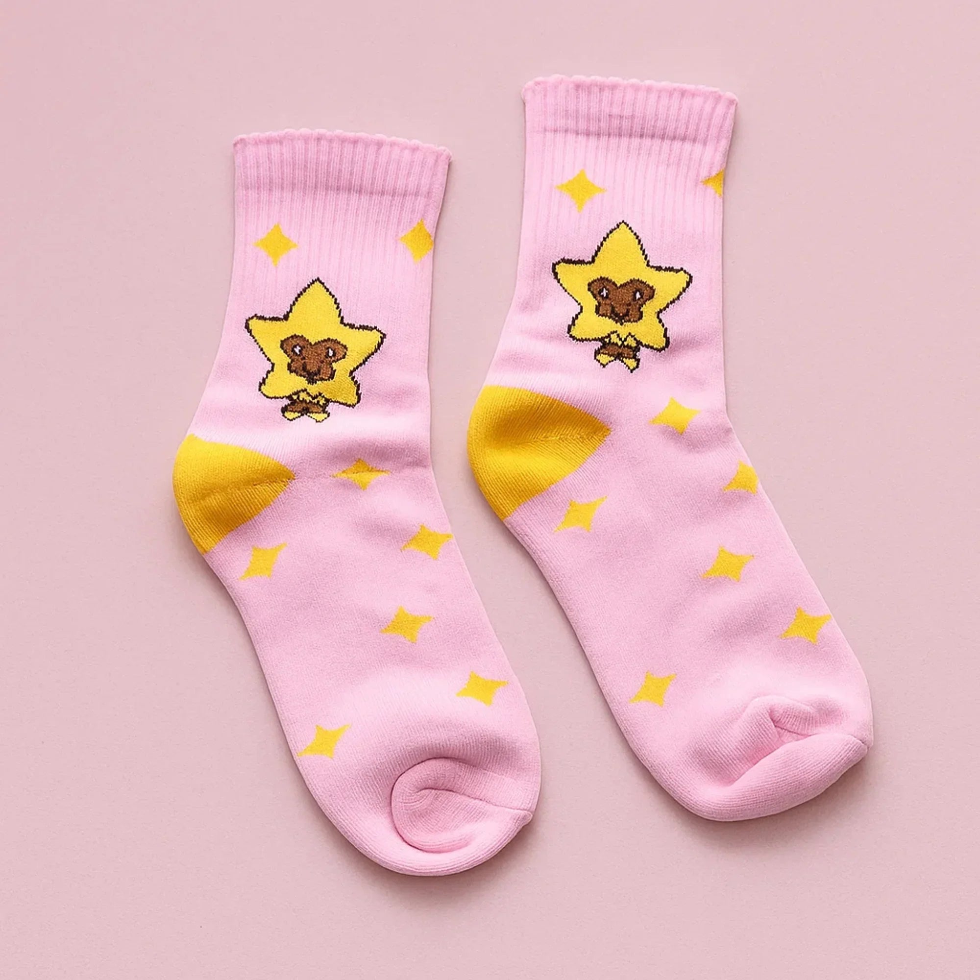 Star Bear Crew Socks