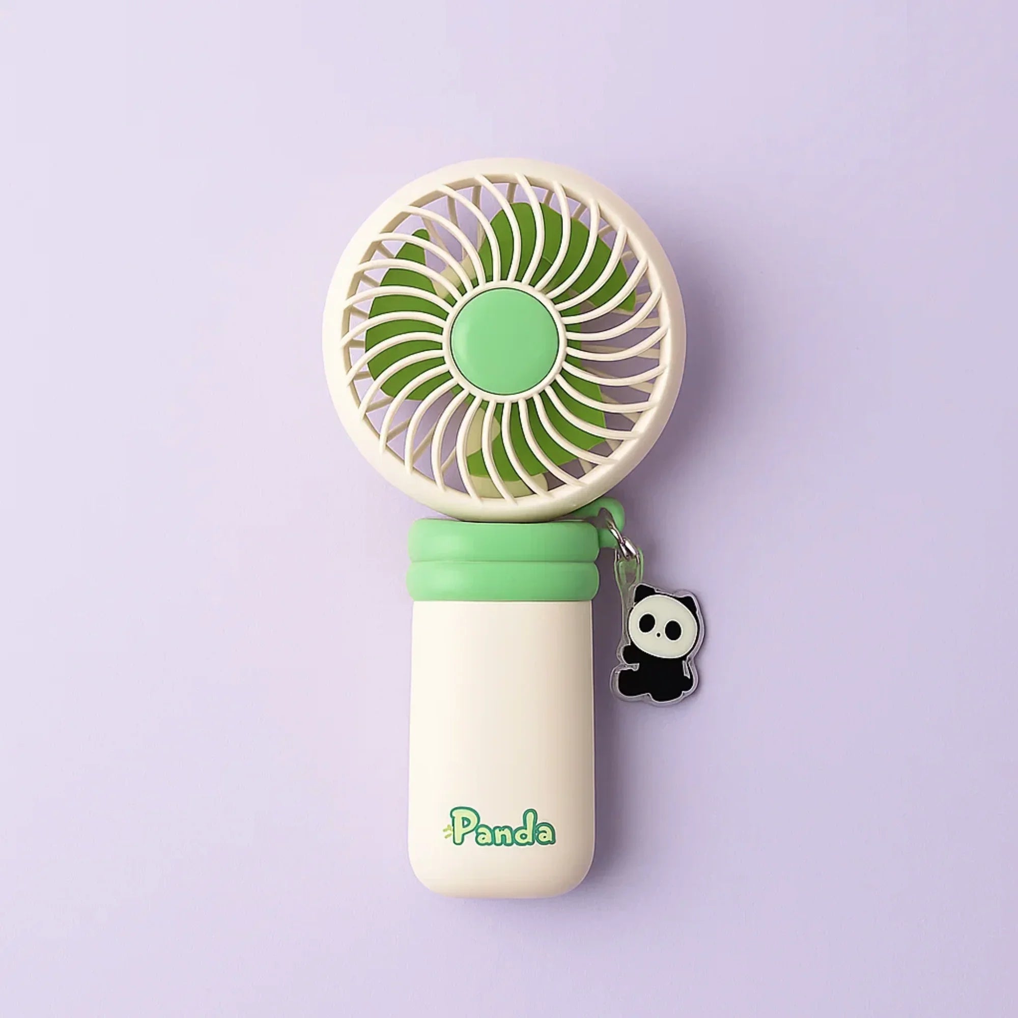 Panda Charm Keyring Portable Fan