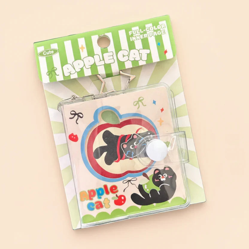 Apple Cat Notebook - Green