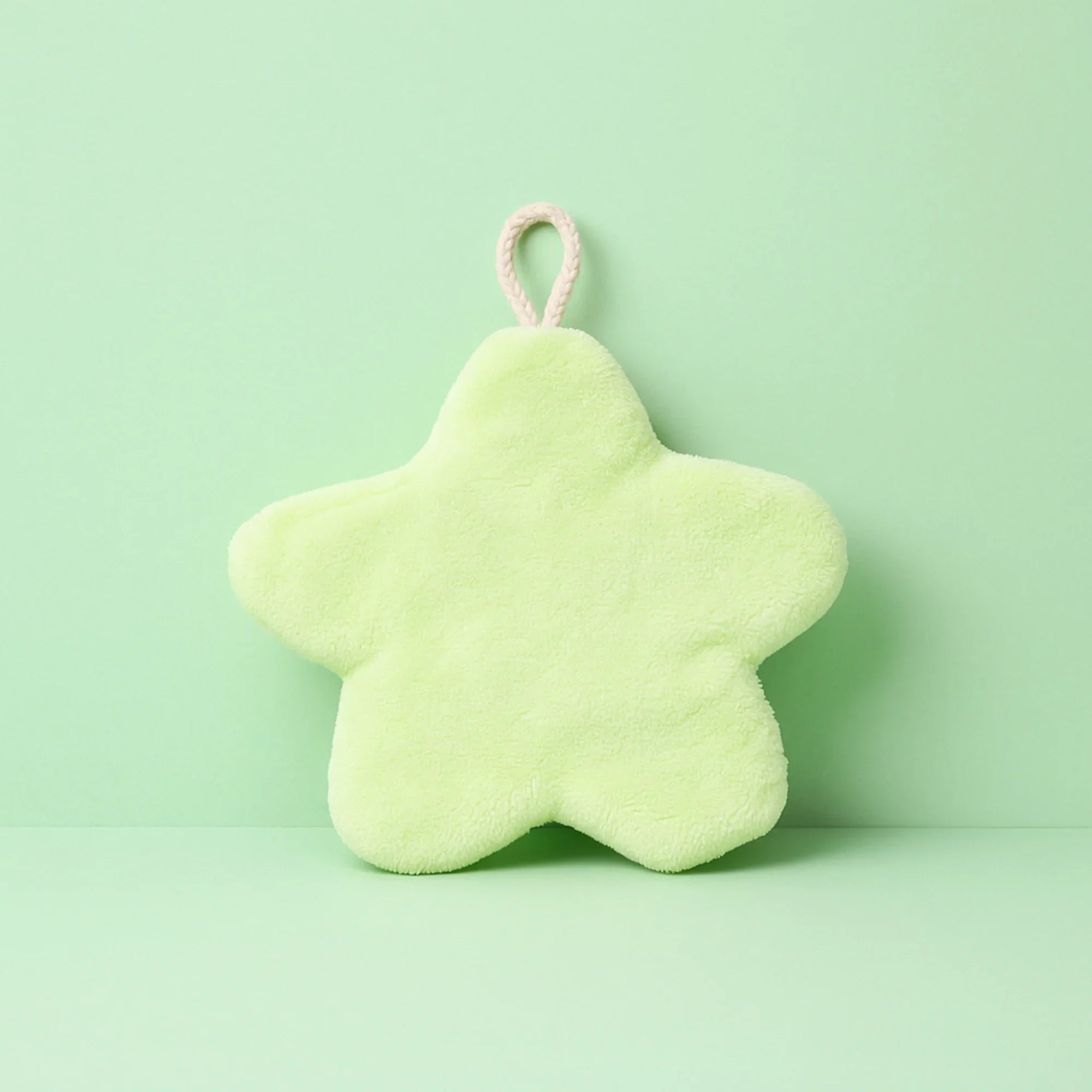 Star Capybara Shaped Hand Towel yellow