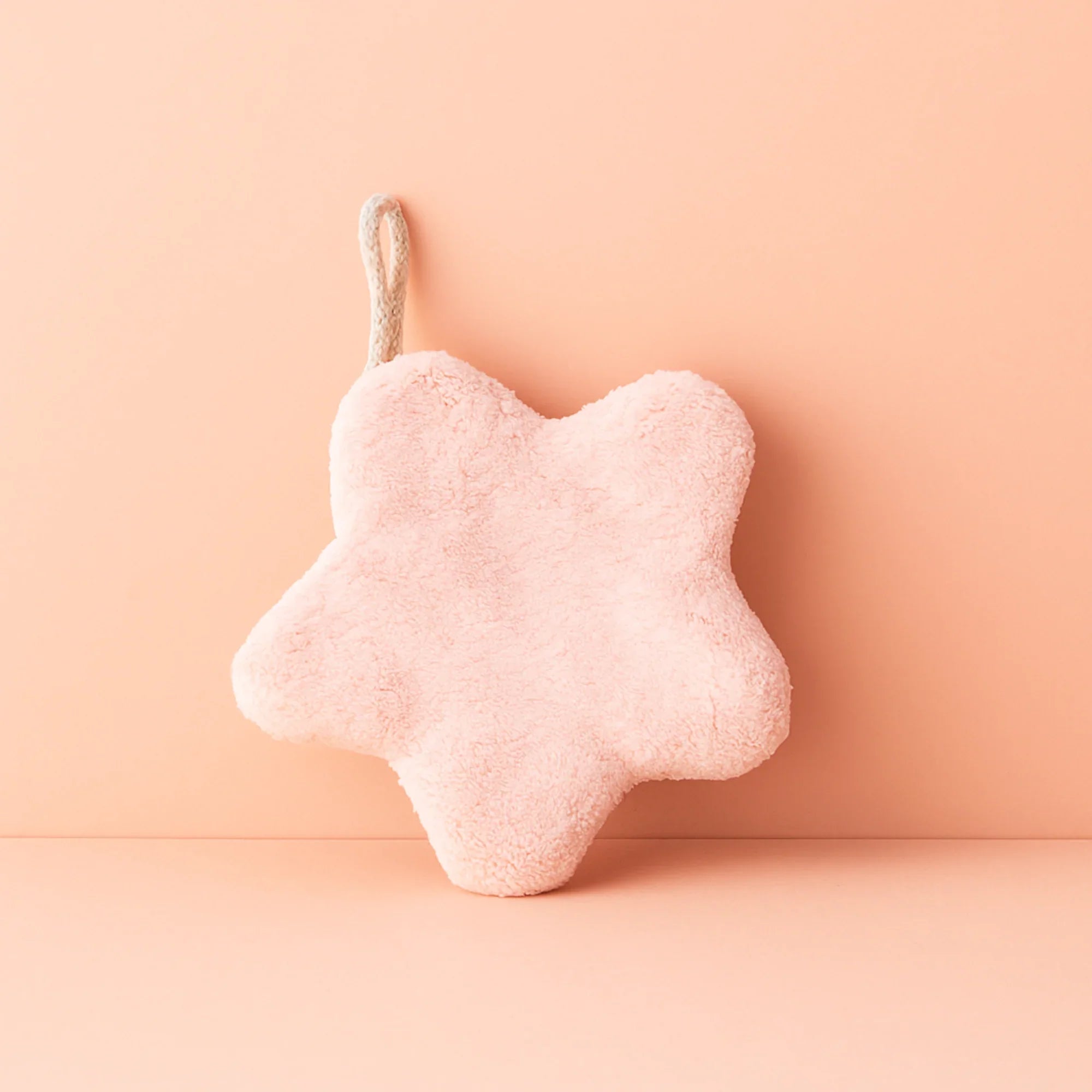 Star Capybara Shaped Hand Towel Pink