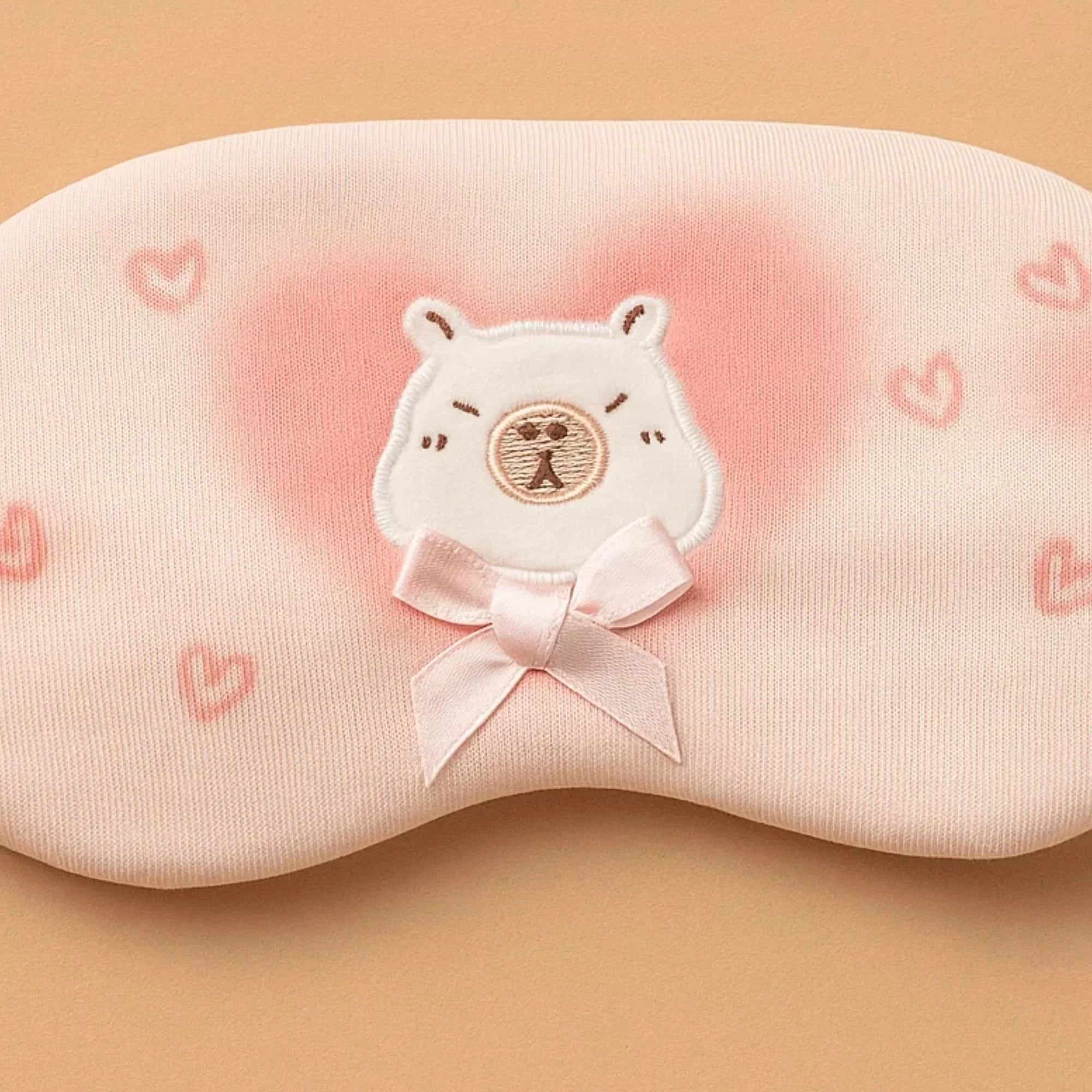 Capybara Aura Heart Cooling Eye Mask