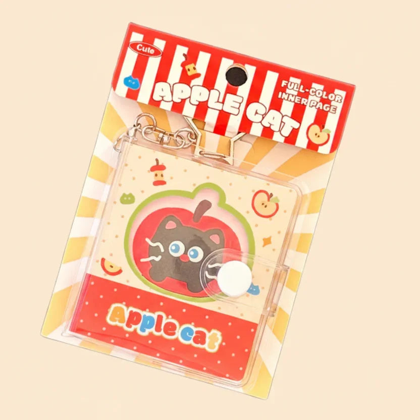 Apple Cat Notebook - Red
