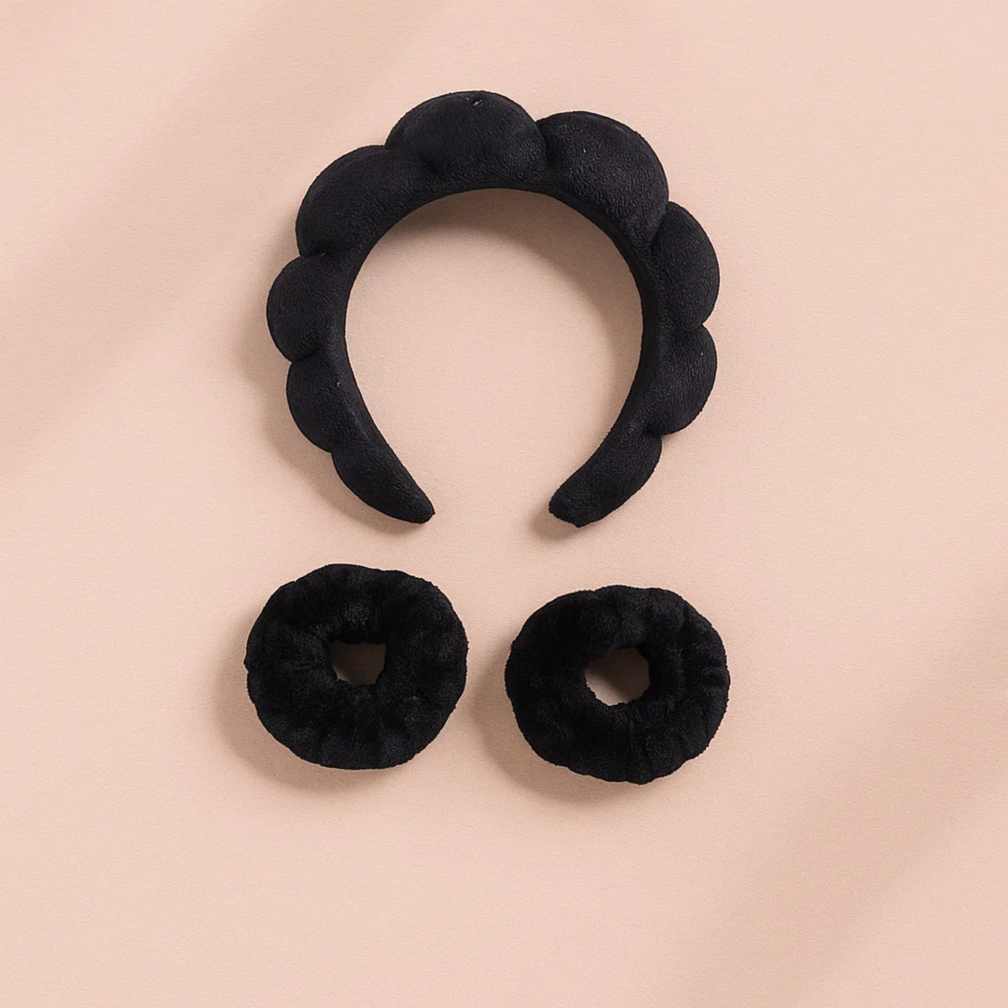 Bubble Skincare Headband Black Hard