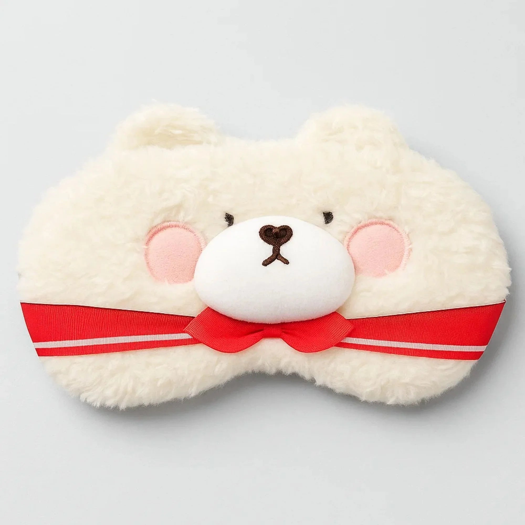 Pink Tie Bear Cooling Eye Mask
