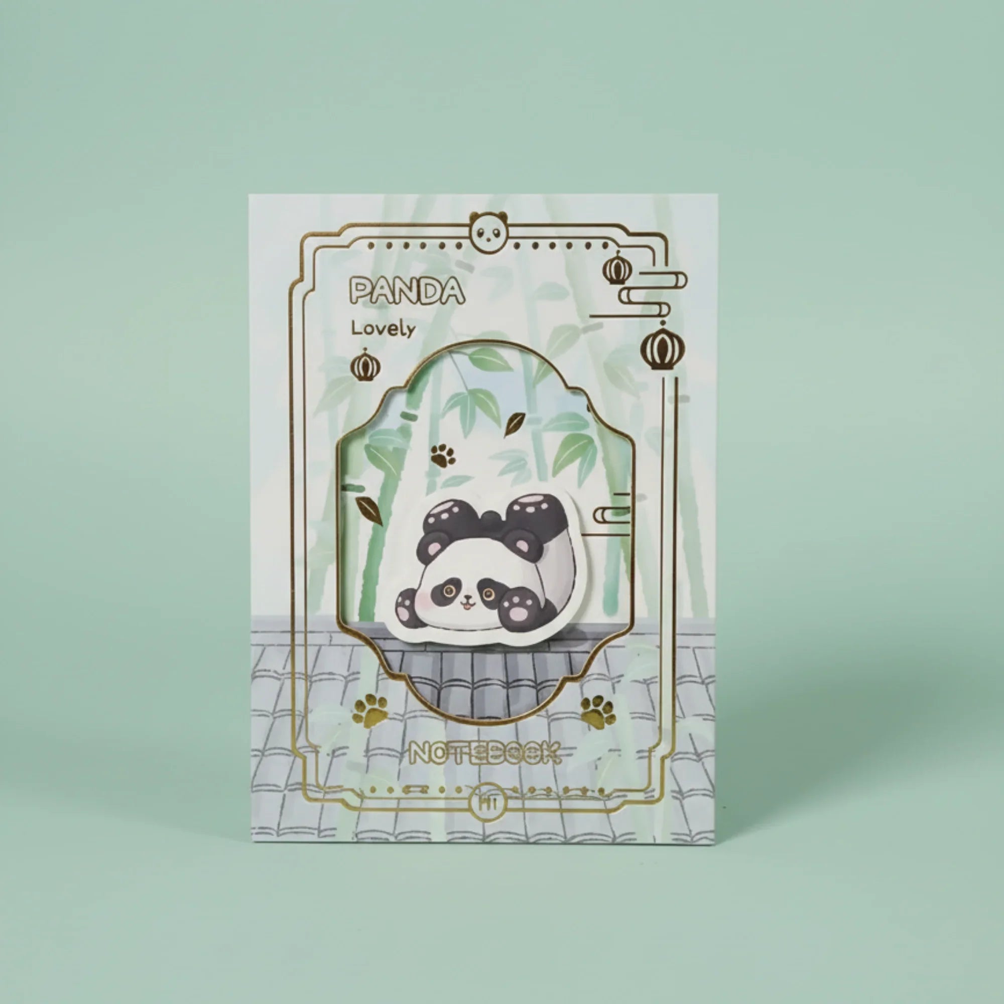 Bamboo panda notebook - Playful Splash