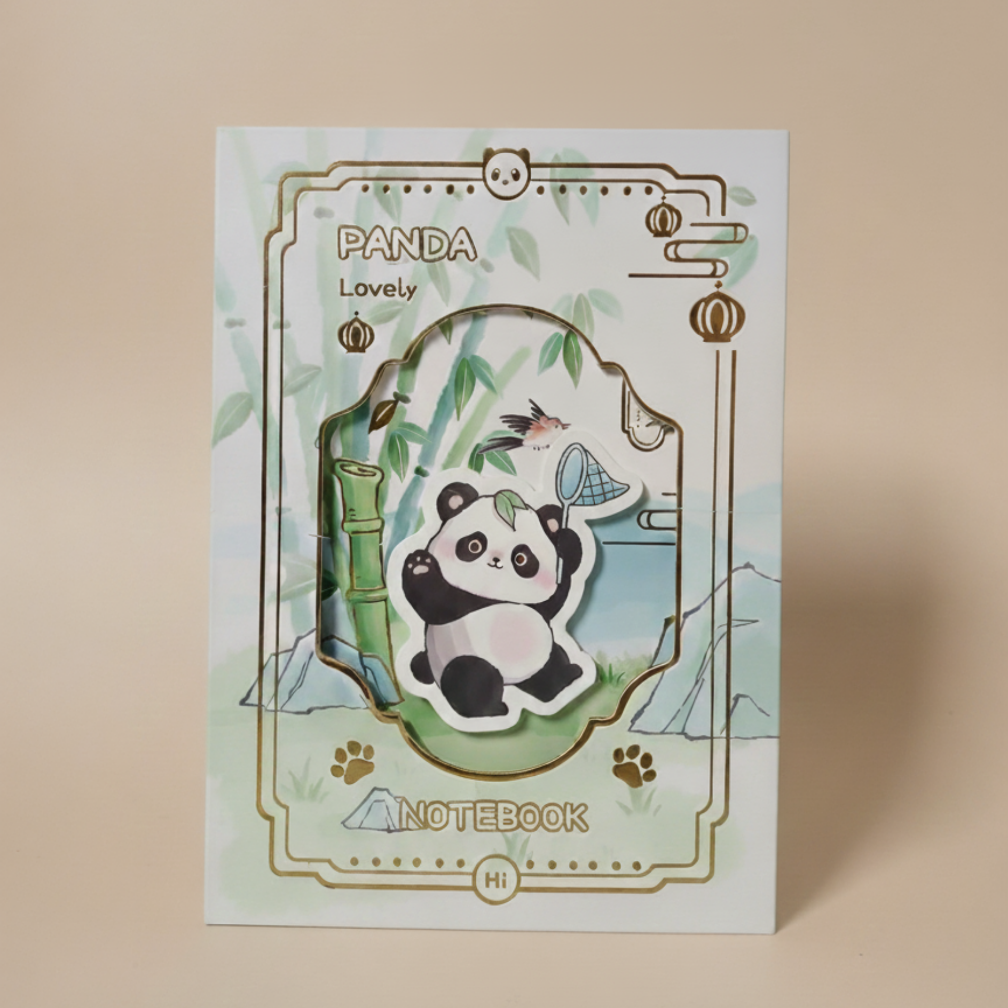 Bamboo panda notebook - Chill Mode