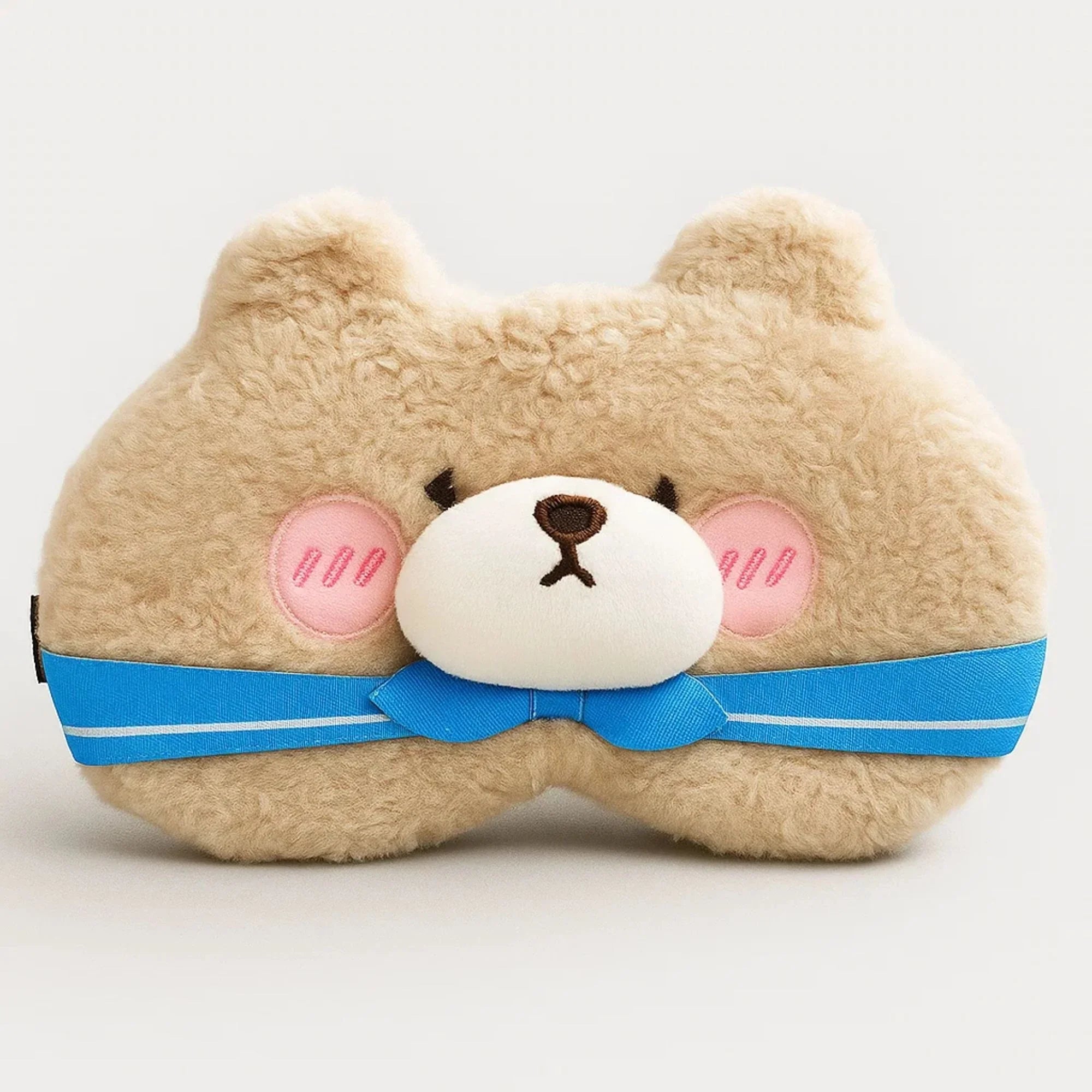 Blue Tie Bear Cooling Eye Mask
