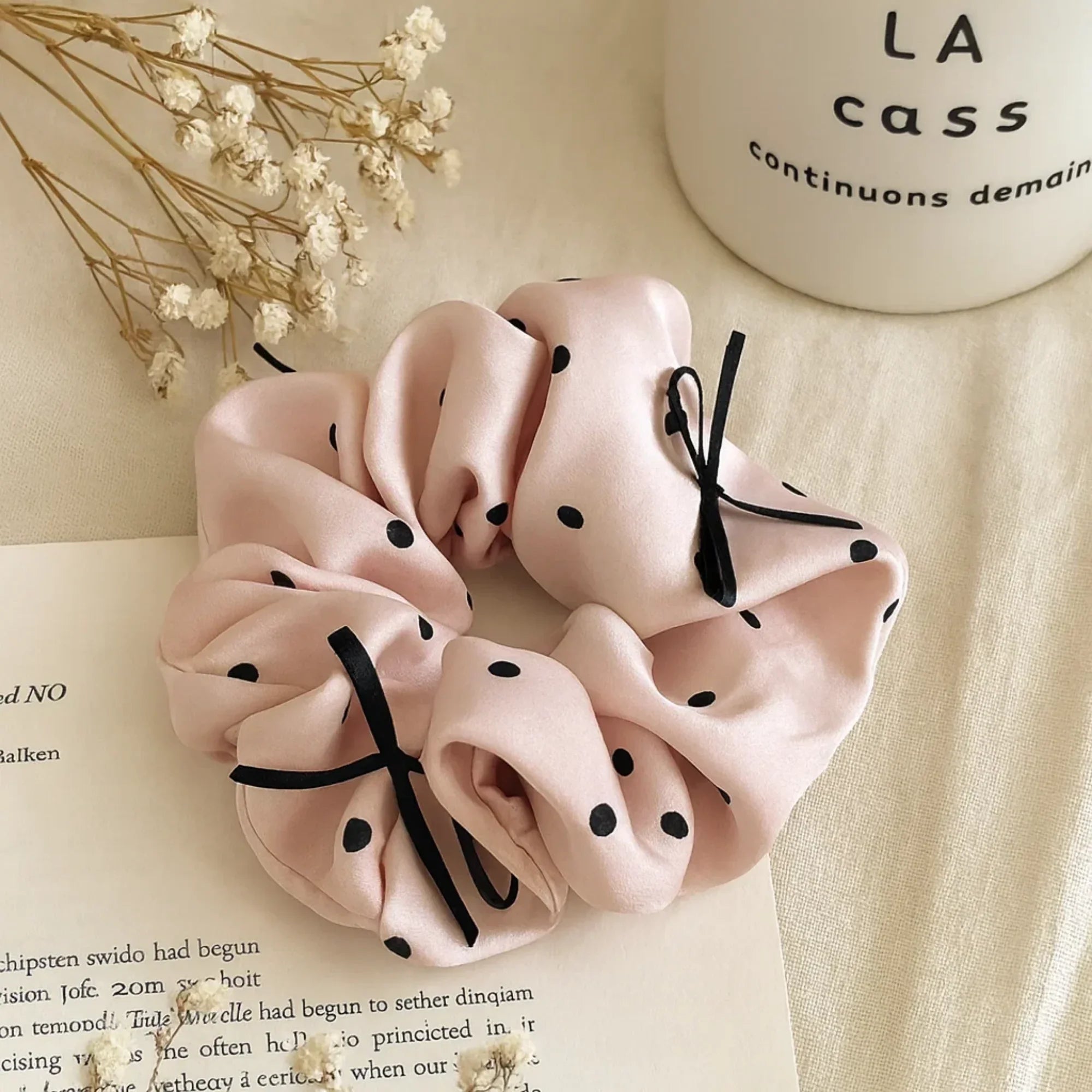 Polka Dots Scrunchie