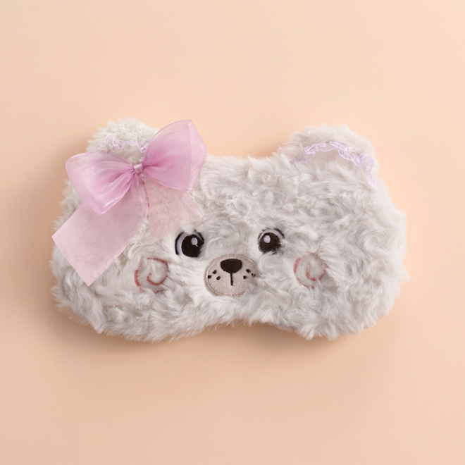 Creamy Teddy Eye Mask