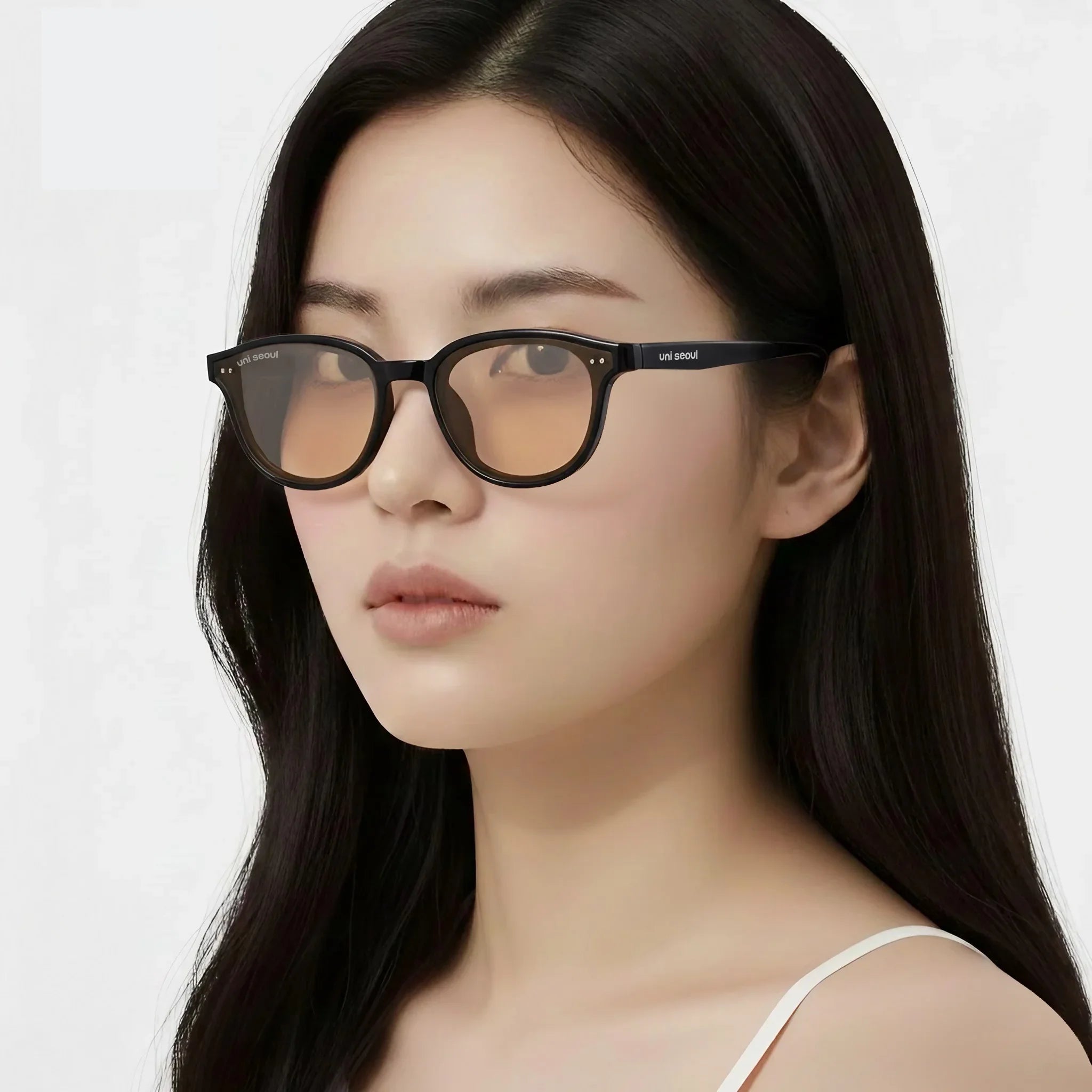 Amber Round Sunglasses