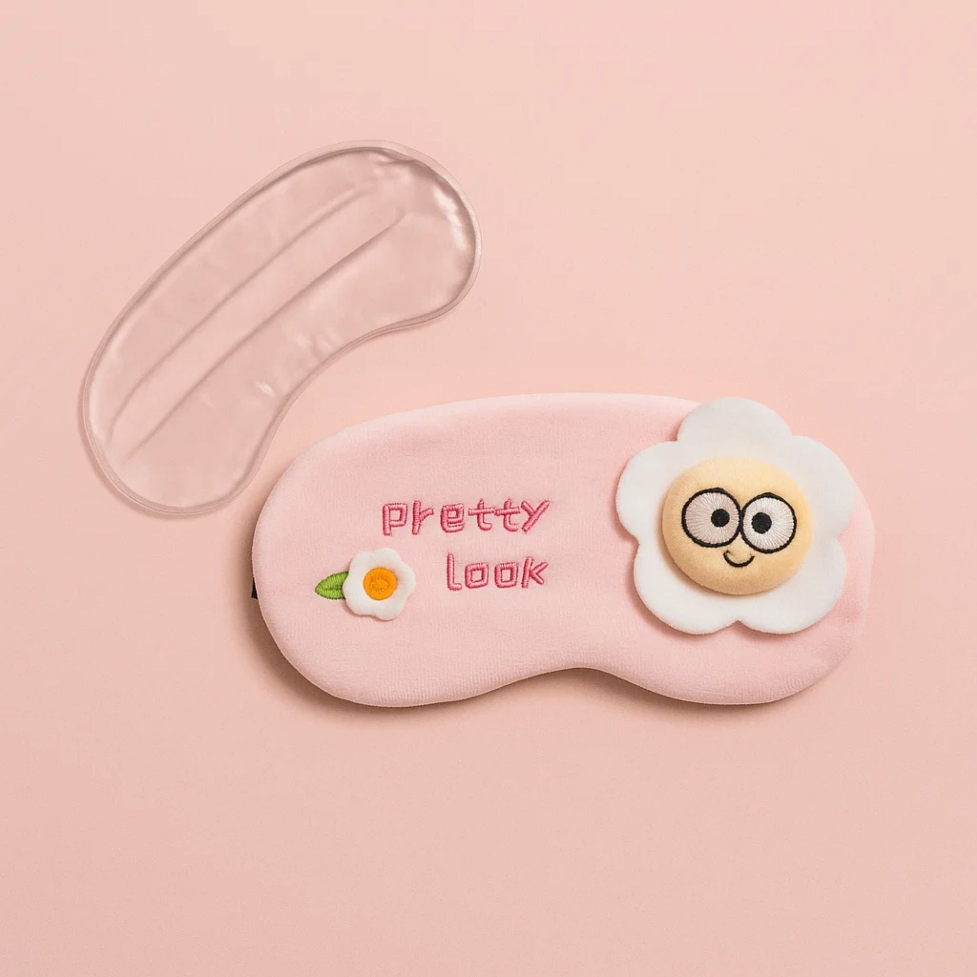 Pretty Daisy Cooling Eye Mask Pink