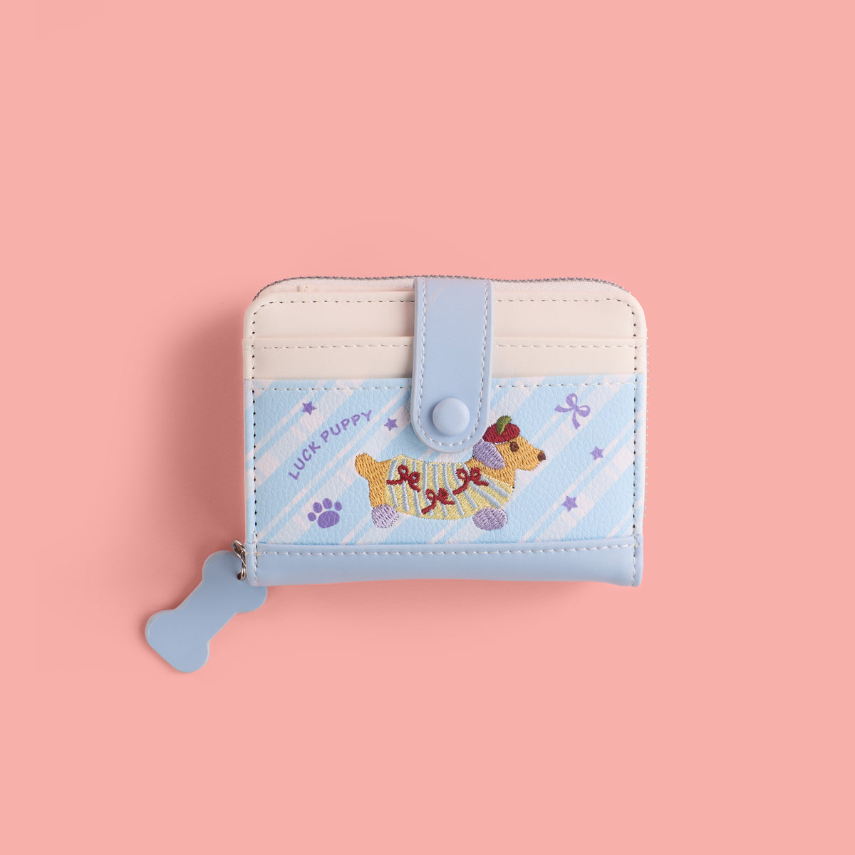 Puppy Blue Wallet