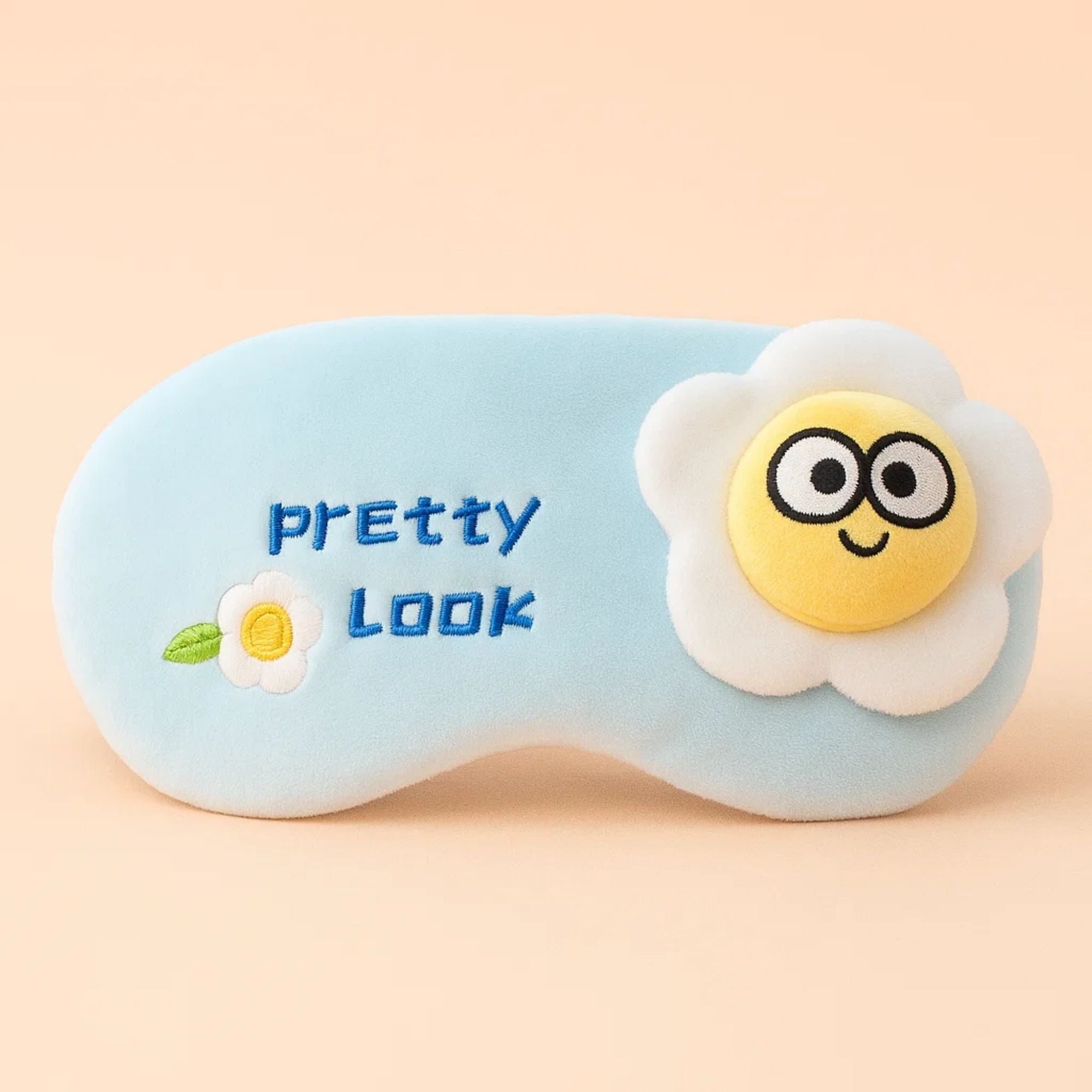 Pretty Daisy Cooling Eye Mask - Blue