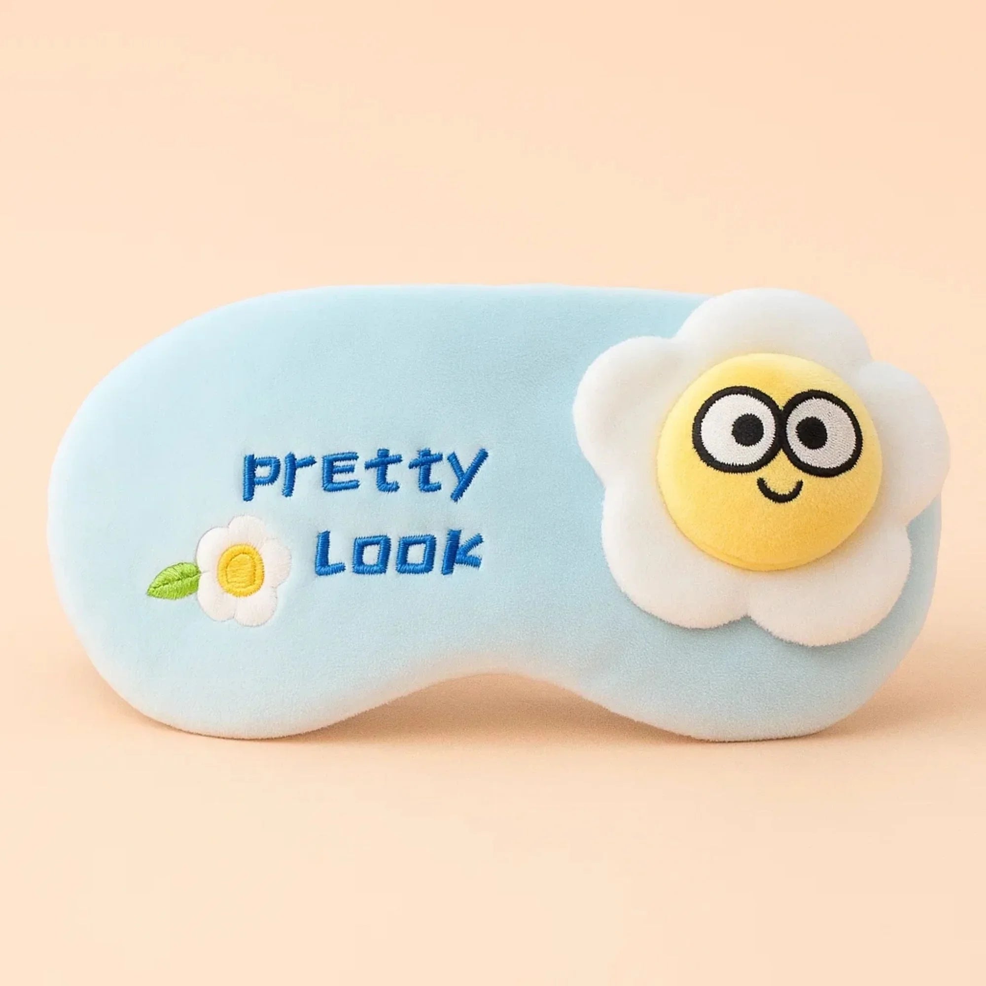 Pretty Daisy Cooling Eye Mask - Blue