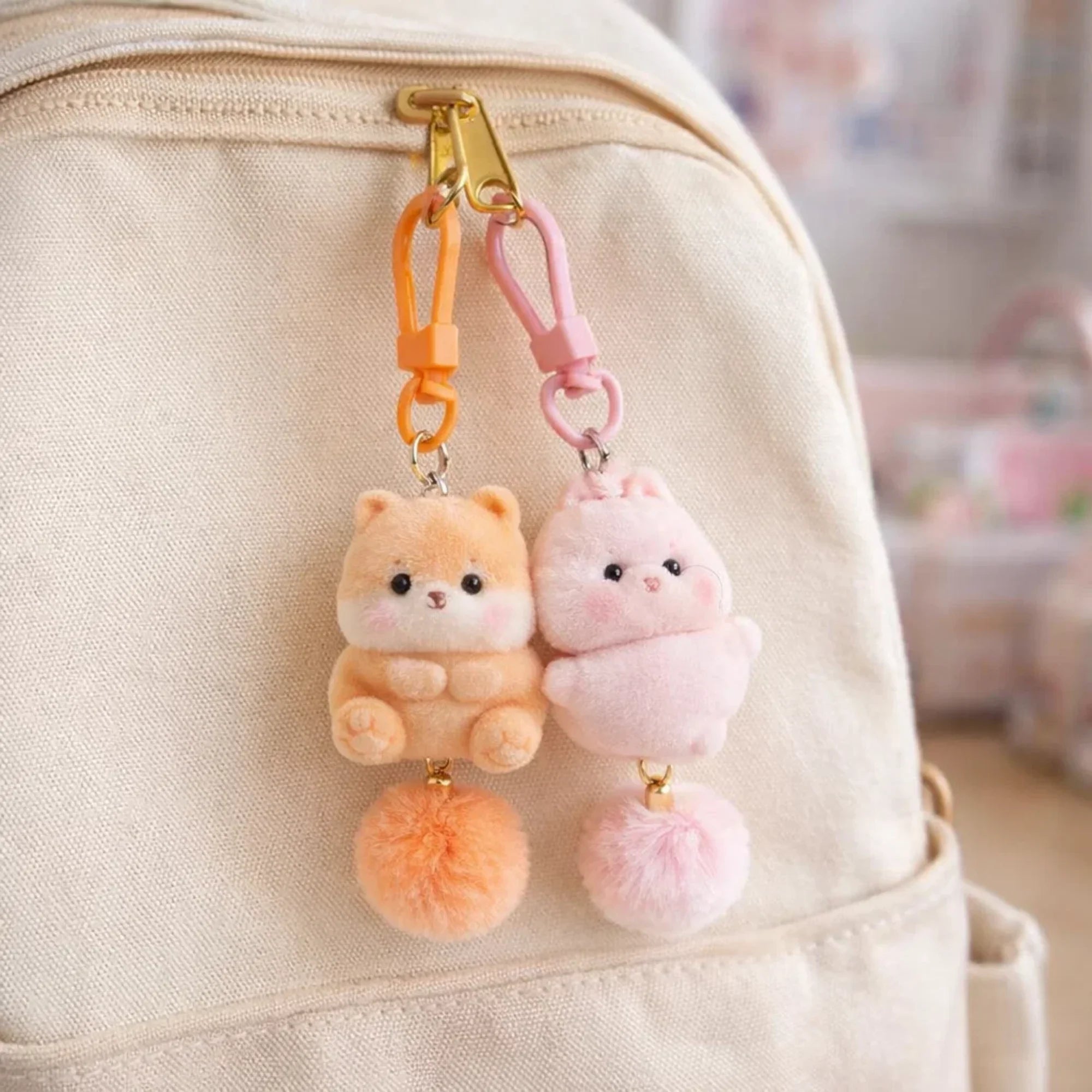 Fluffball Buddy Keyring