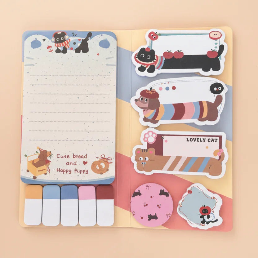 Cat Puppy Sticky Notes
