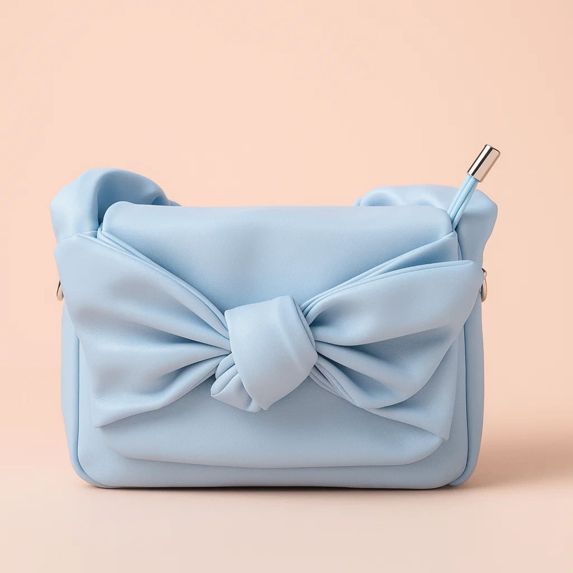Knot Bow Sling Bag - Powder Blue