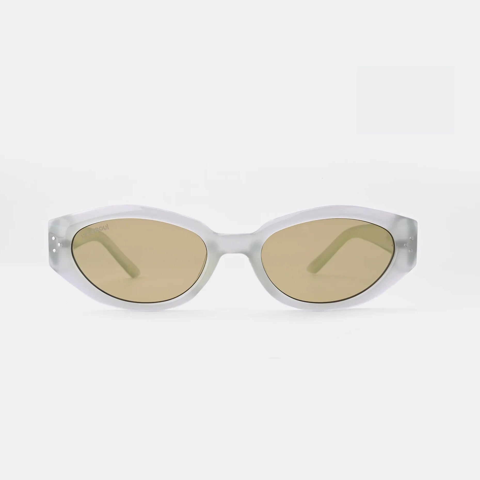 Lime Oval Sunglasses