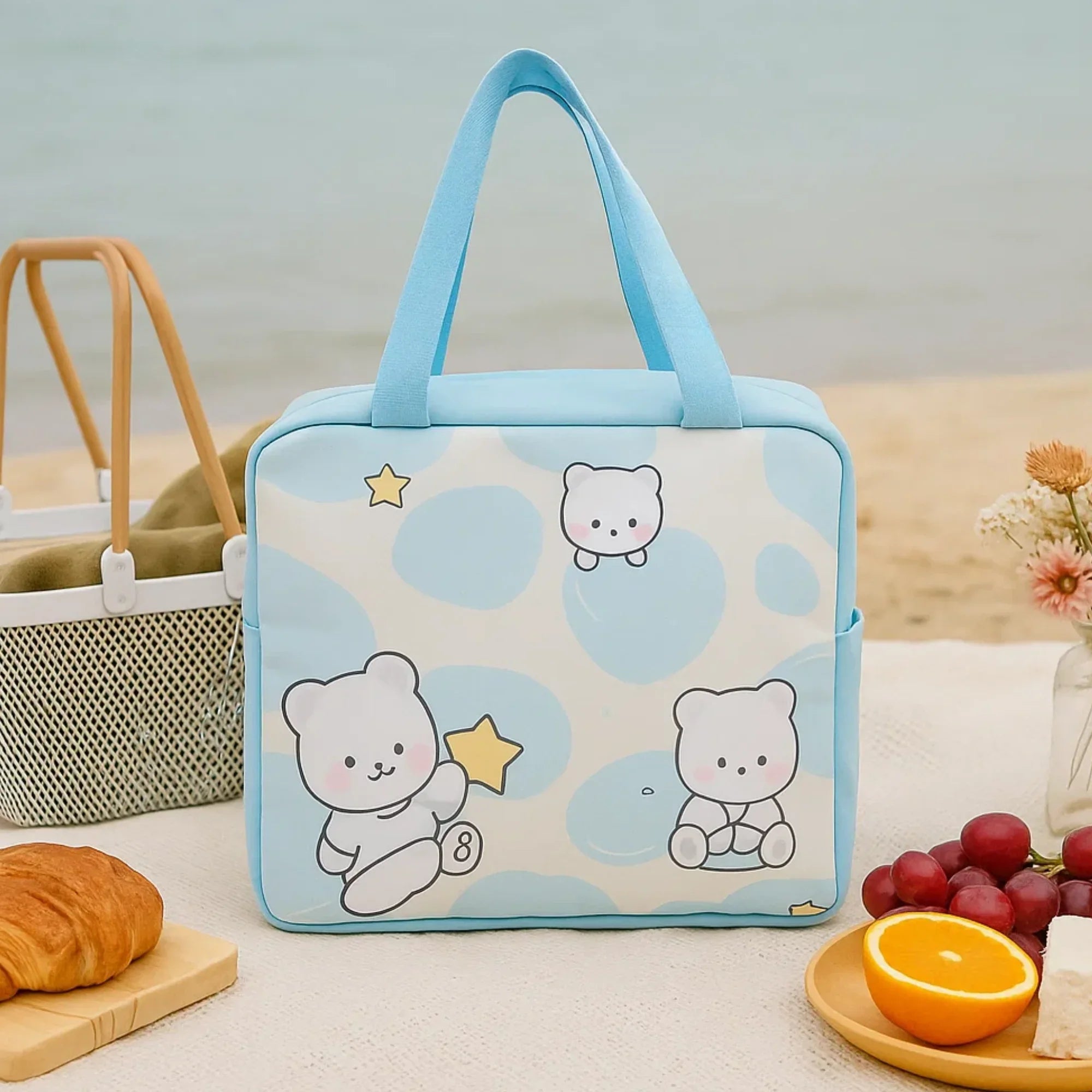 Star Bear Insulated Picnic Bag