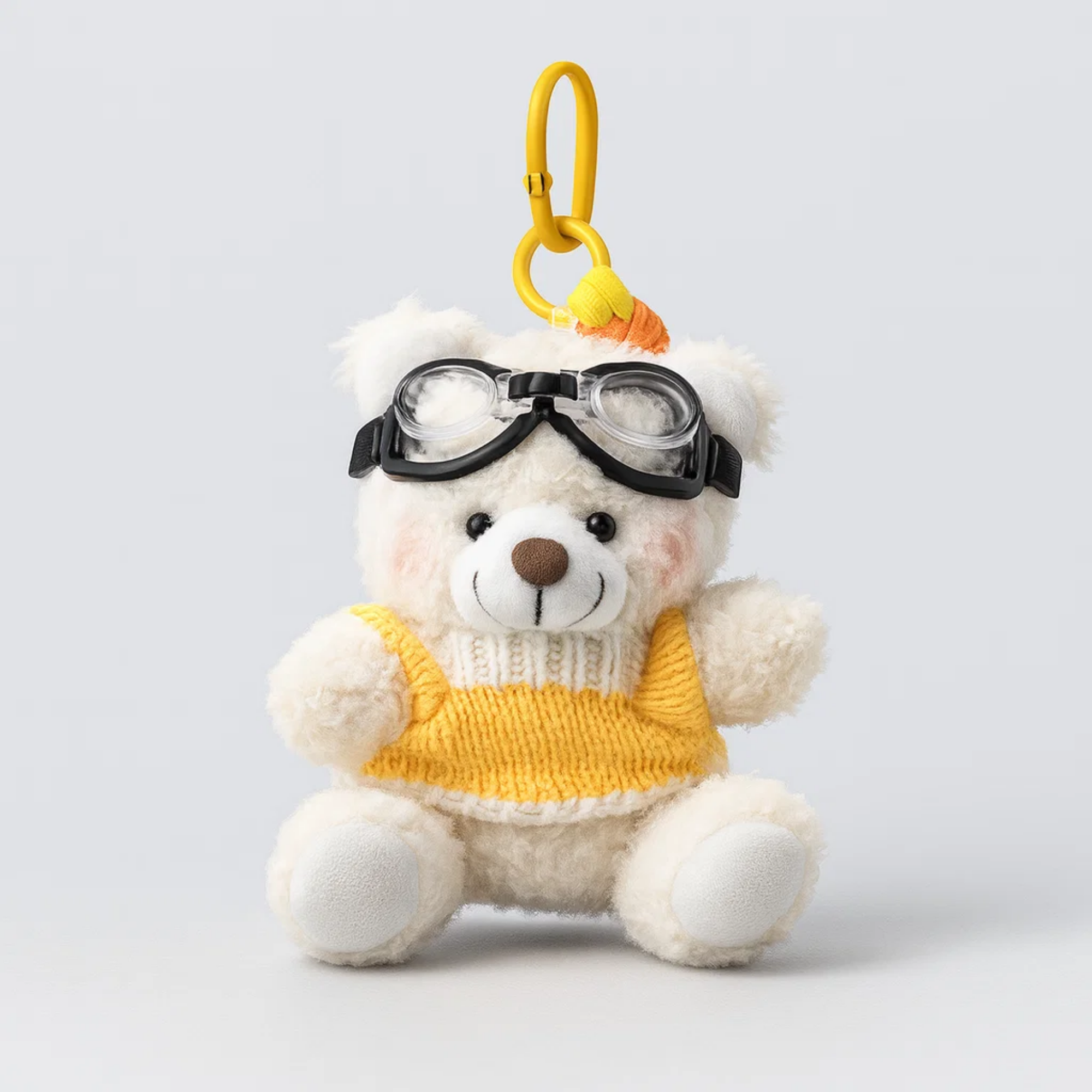 Bingo Plushie Keyring - Yellow