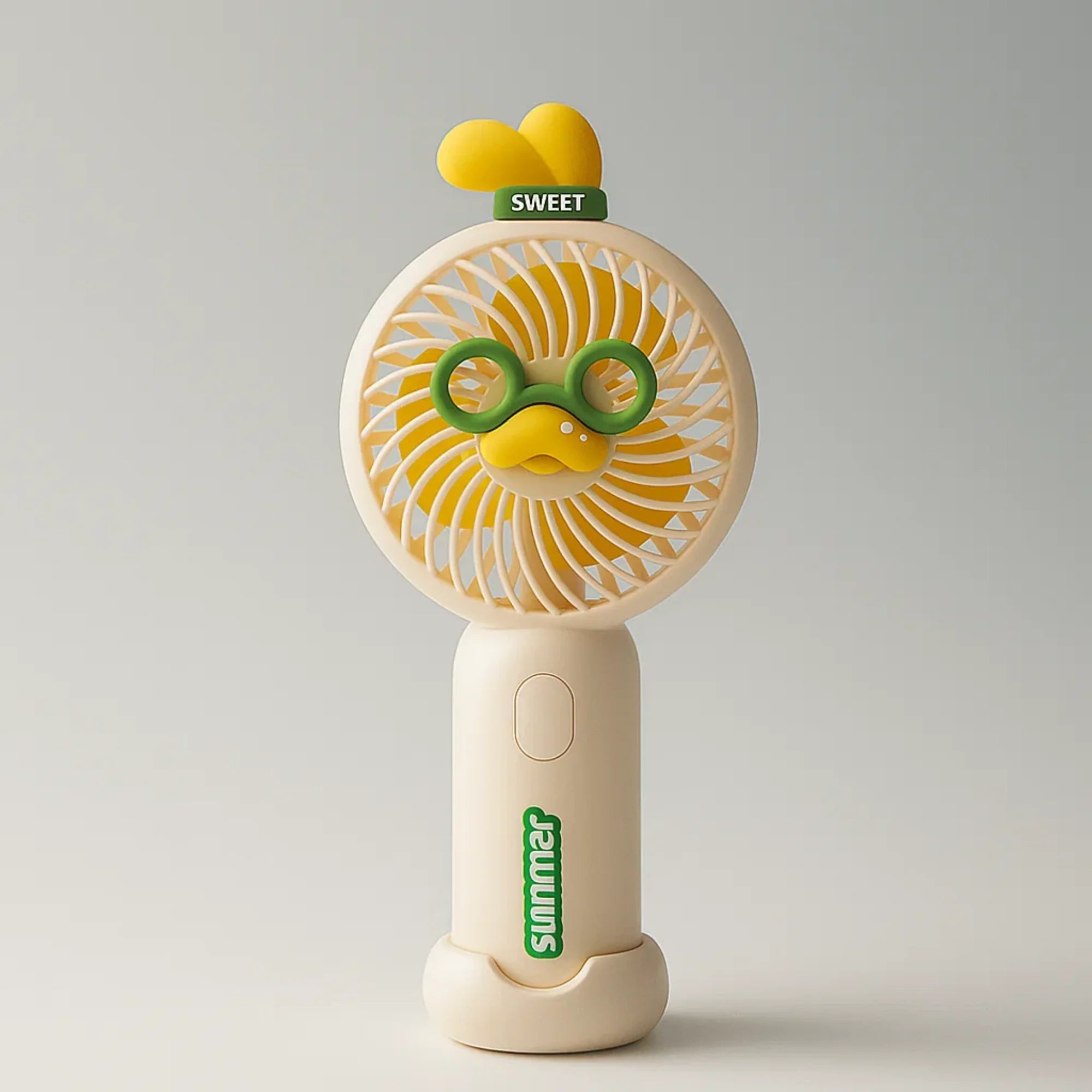 Goggle Duck Portable Fan Yellow