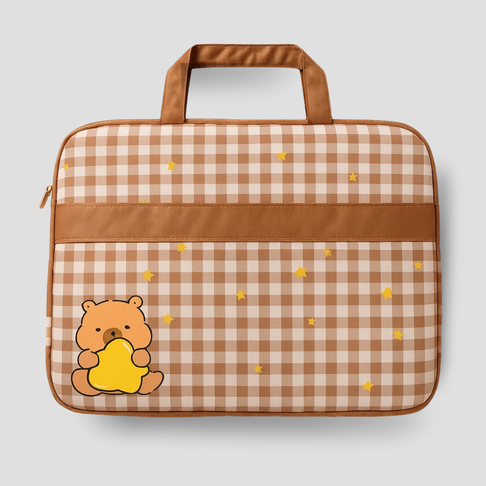 Star capybara laptop bag